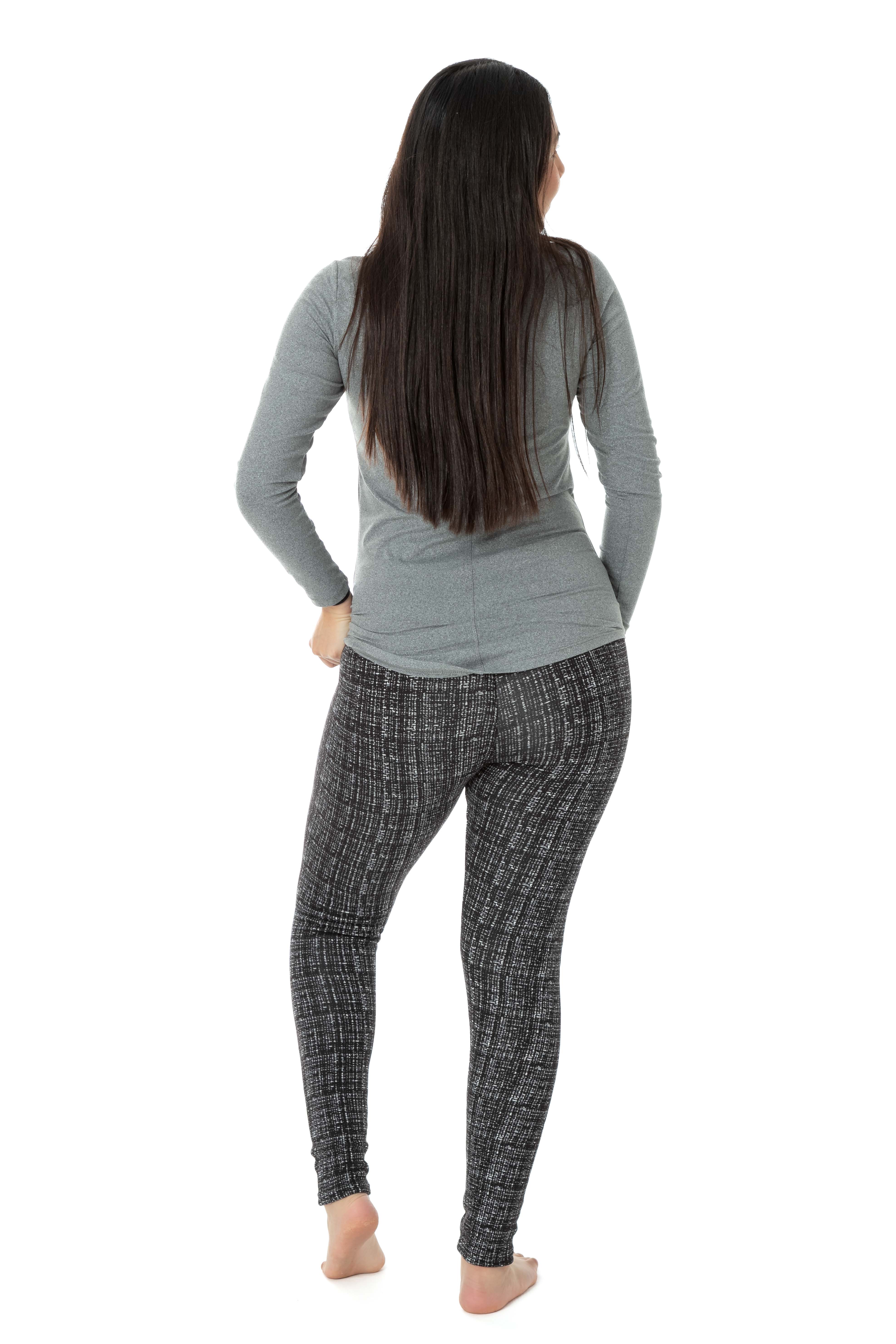B&W Dream - Cozy Lined Leggings - Image 4