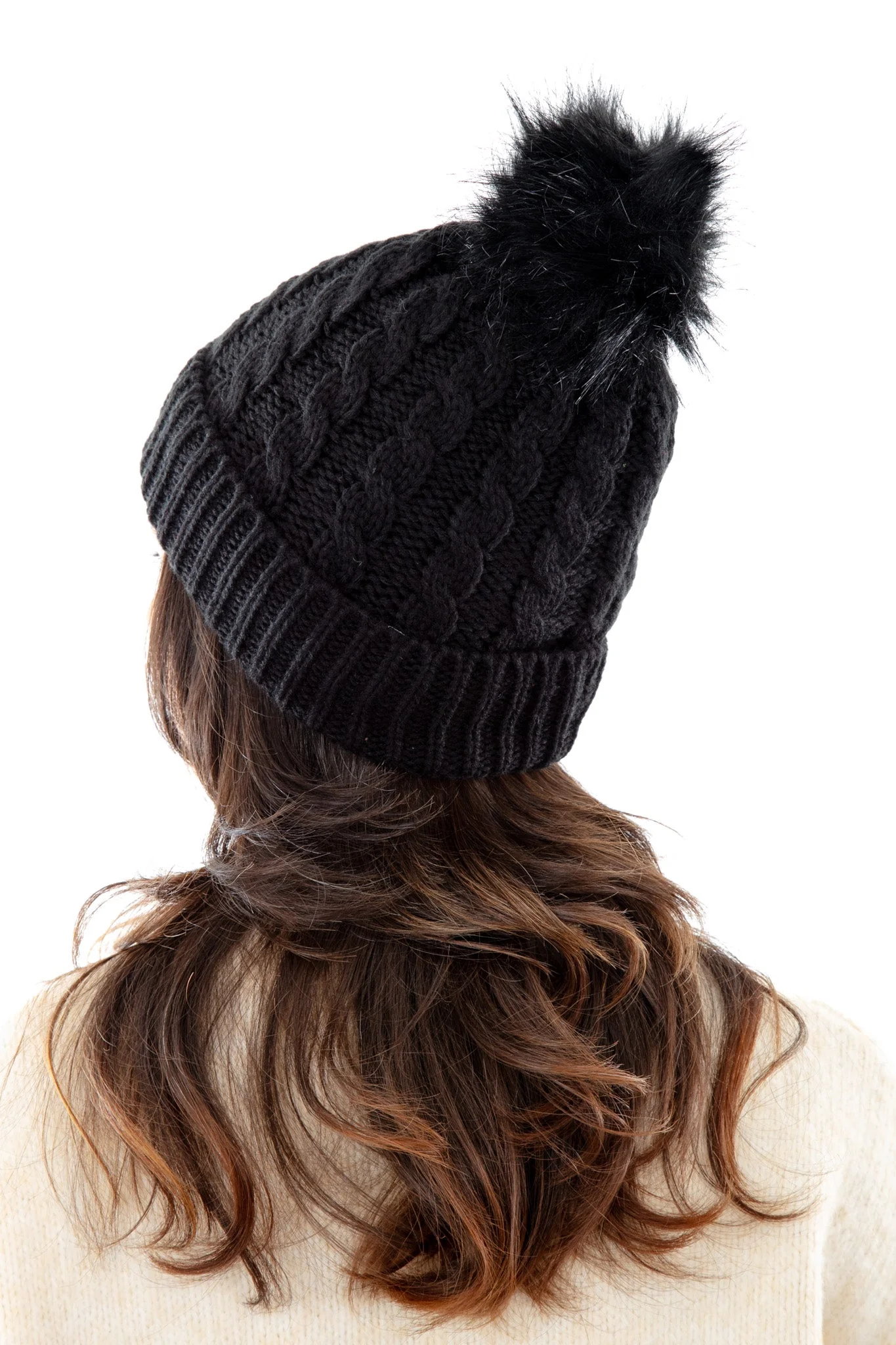 Black - Cozy Lined Hat - Image 7