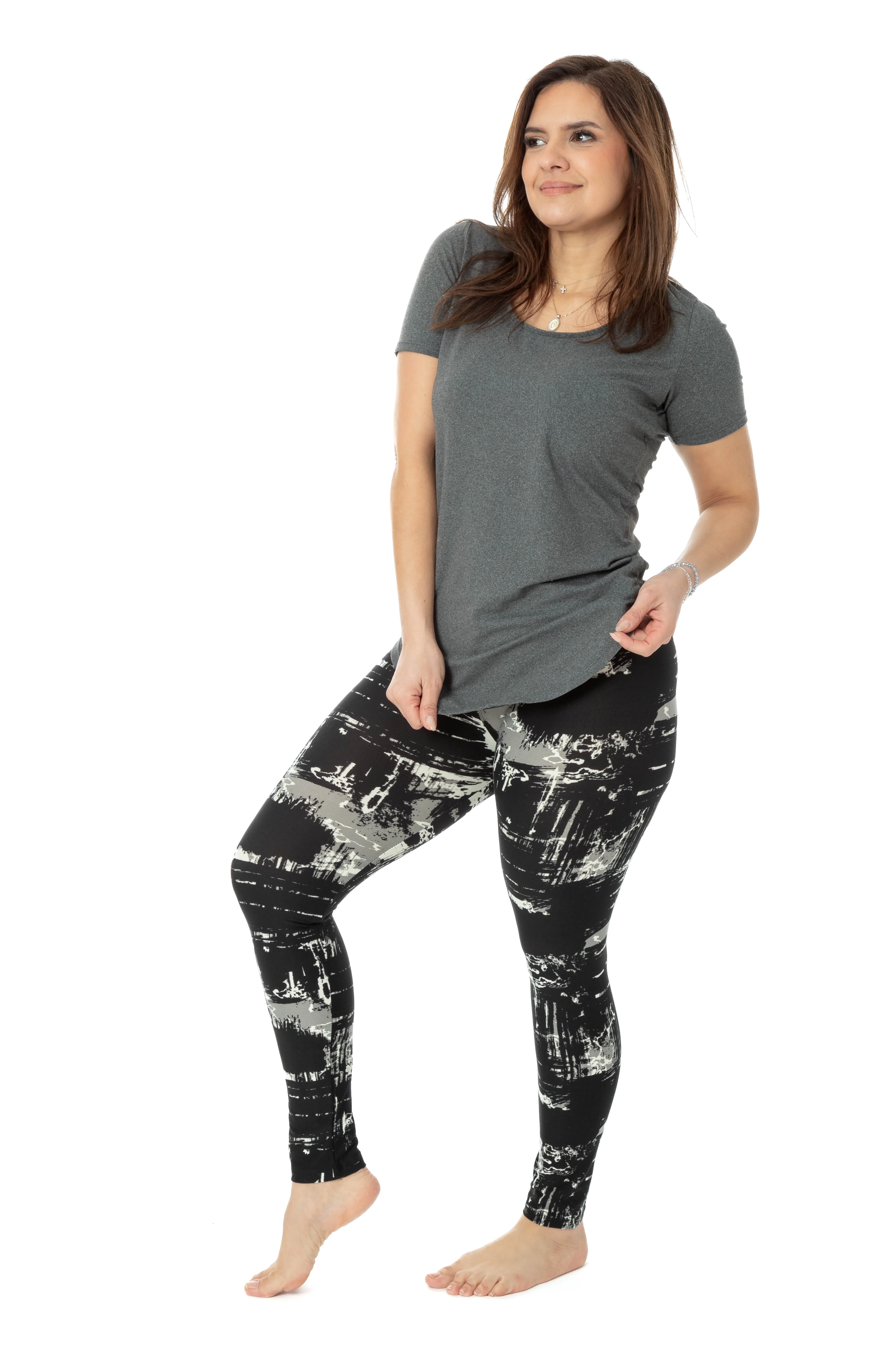 Black & Gray Design - All Season Leggings - Image 3