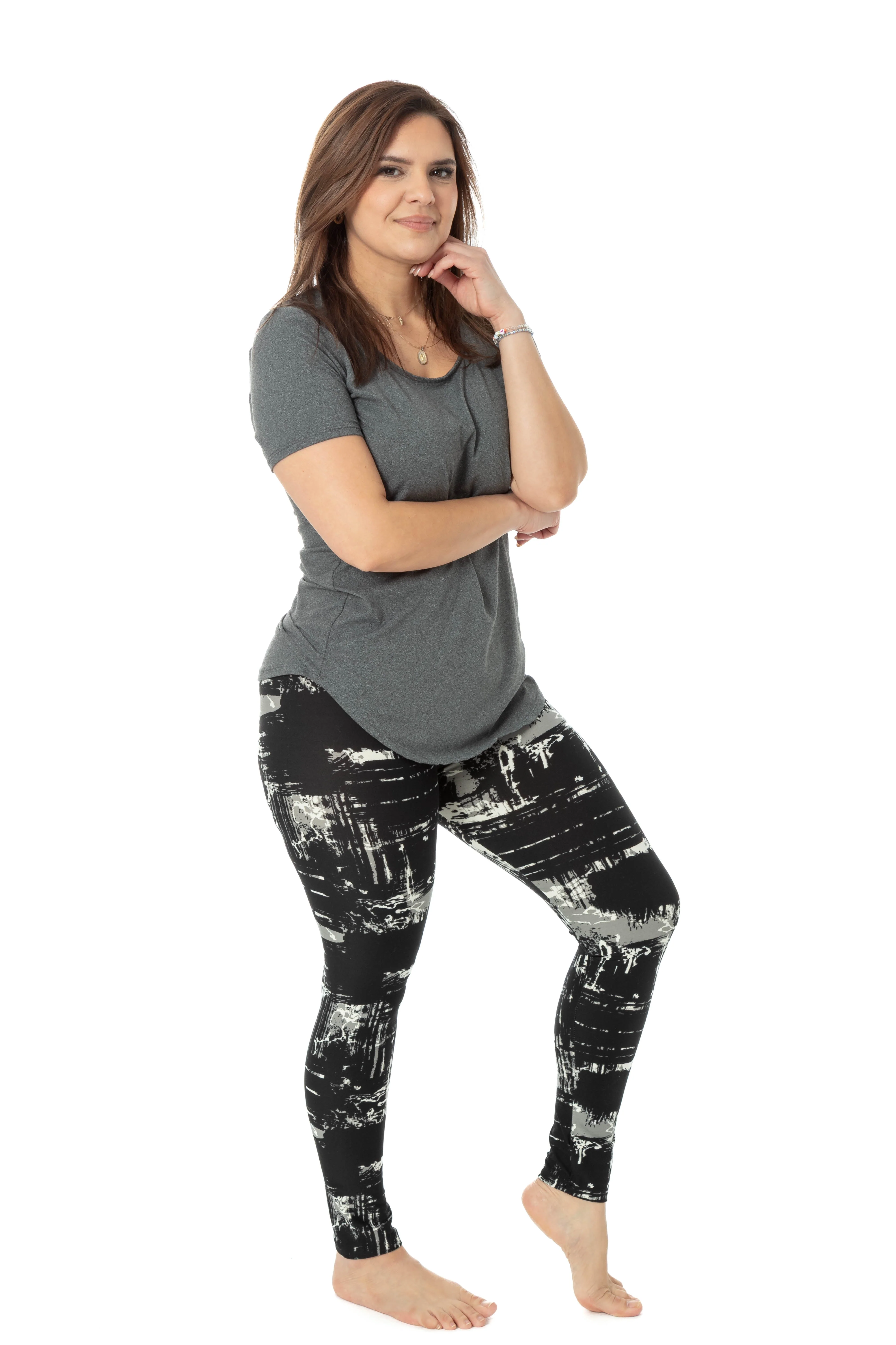 Black & Gray Design - All Season Leggings - Image 5