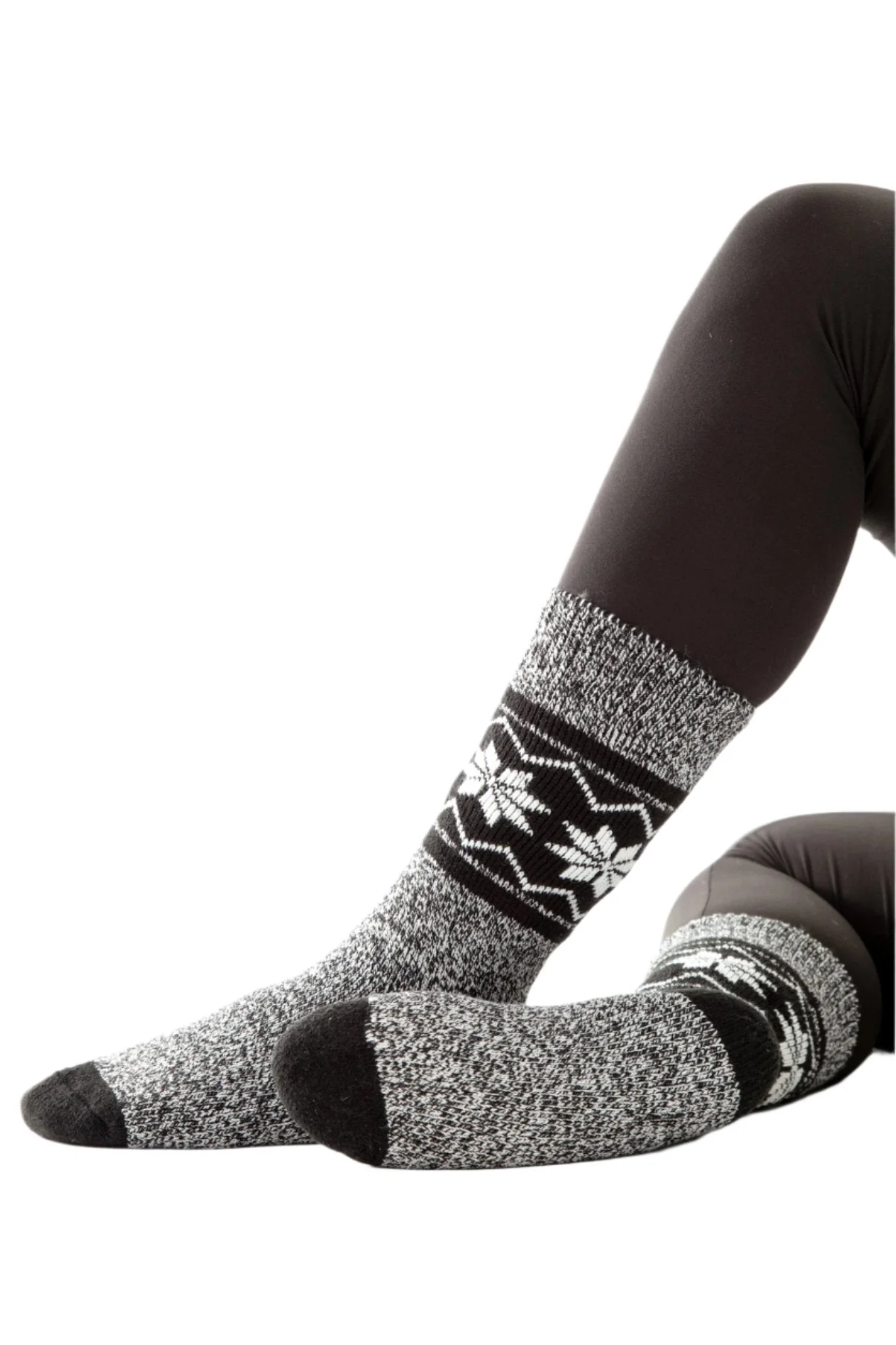 Black & Grey Marbled - Thermal Socks - Image 4