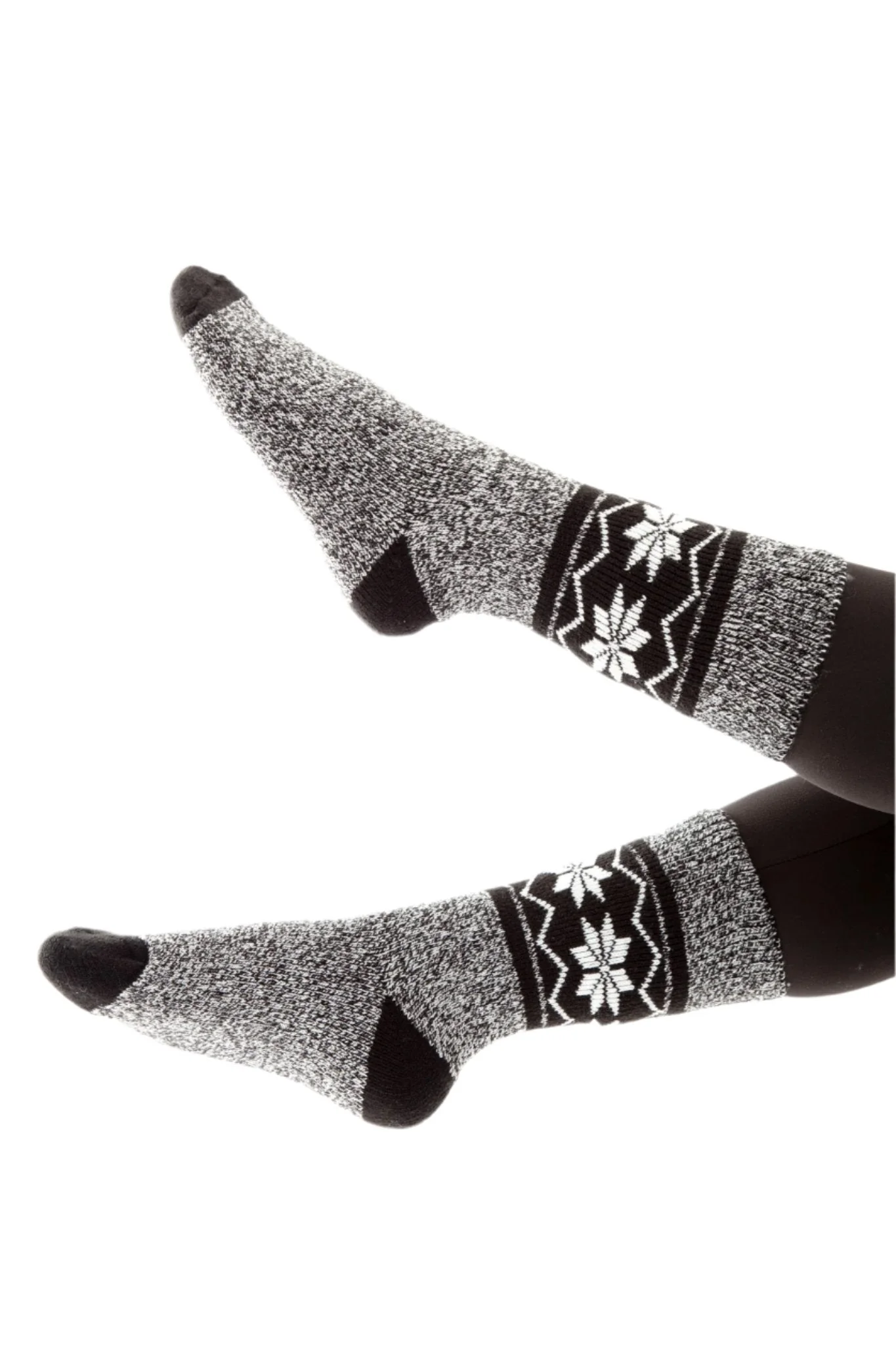 Black & Grey Marbled - Thermal Socks - Image 8