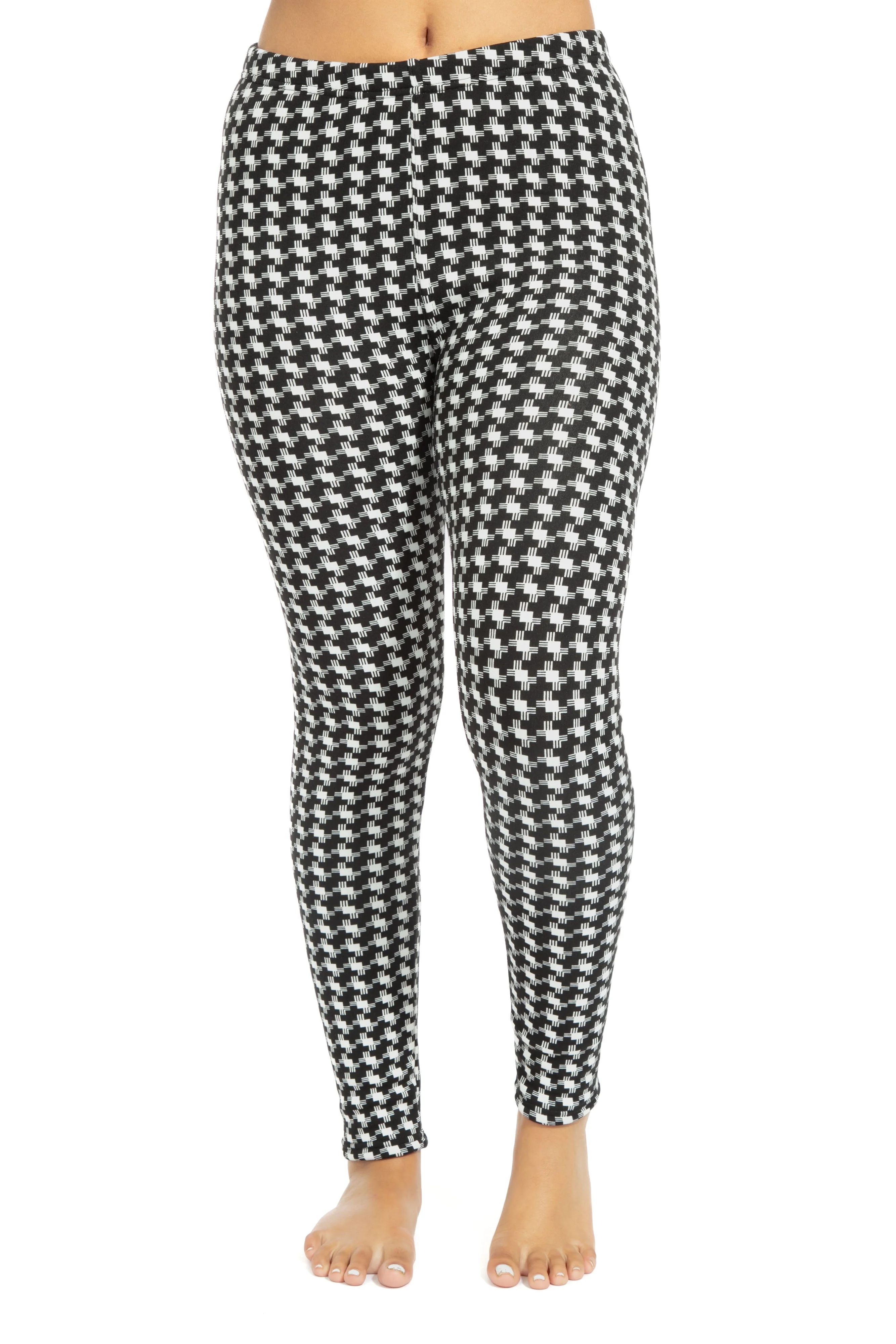 Black Xcross - Cozy Lined Leggings