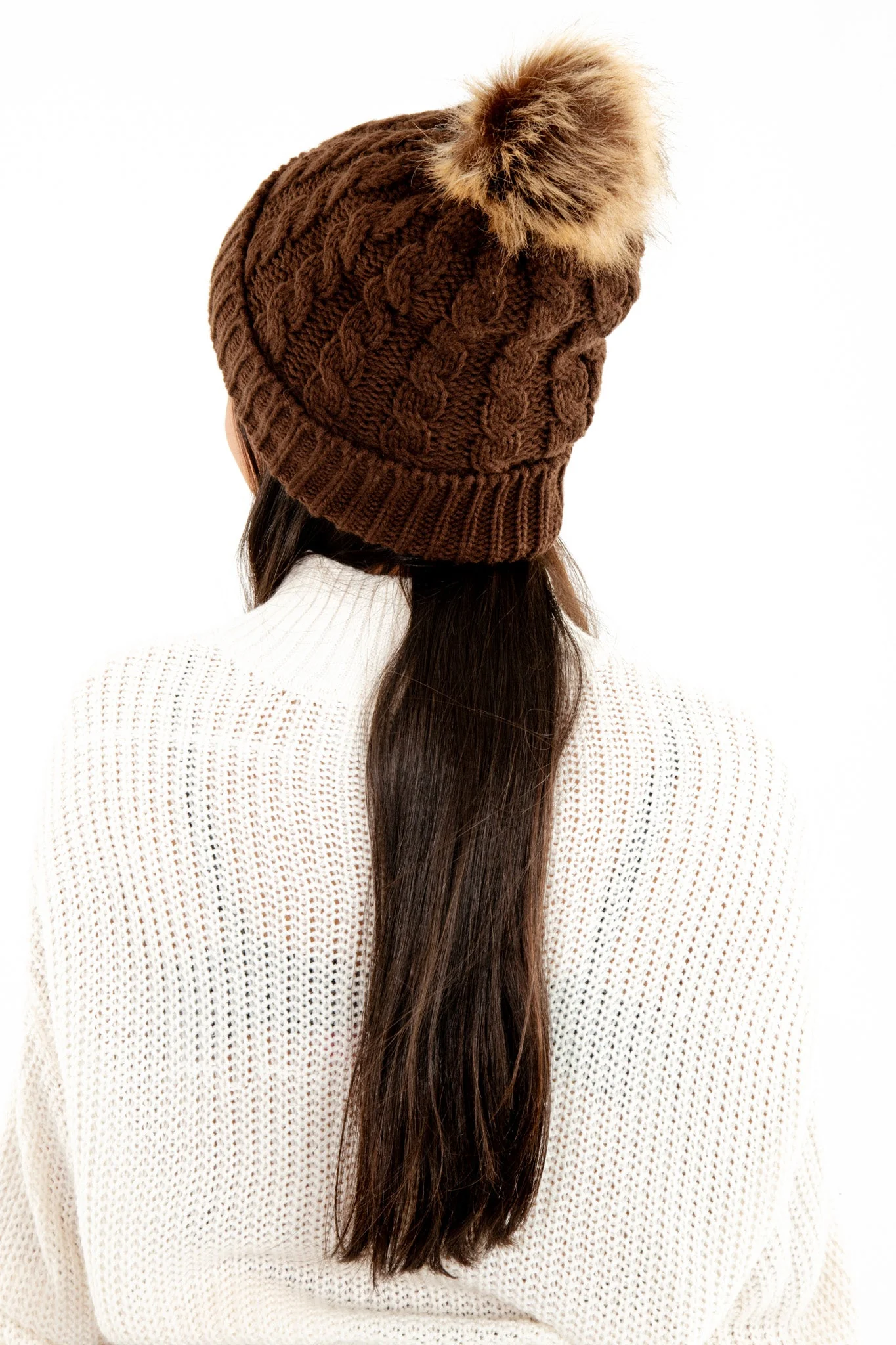 Brown - Cozy Lined Hat - Image 6
