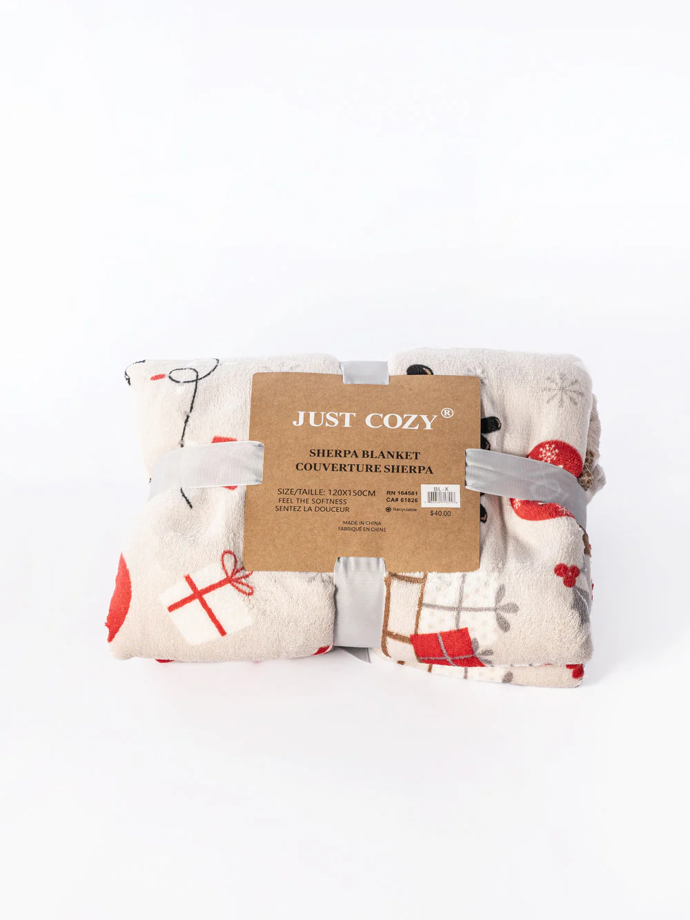 Cozy Claus - Sherpa Blanket - Image 6