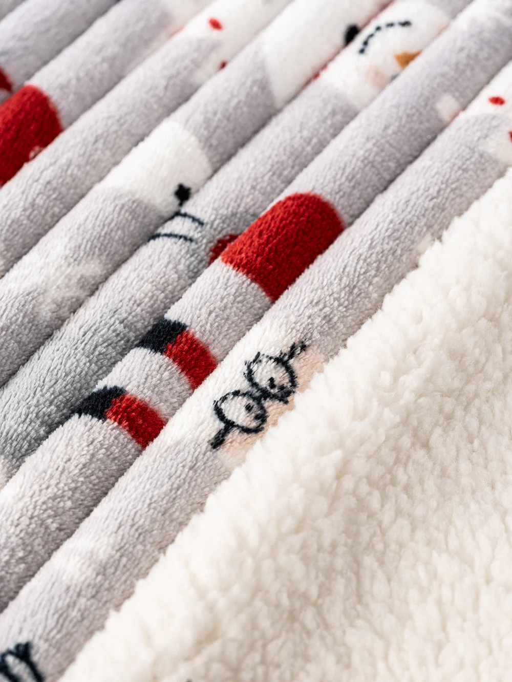 Cuddly Snowman - Sherpa Blanket - Image 9