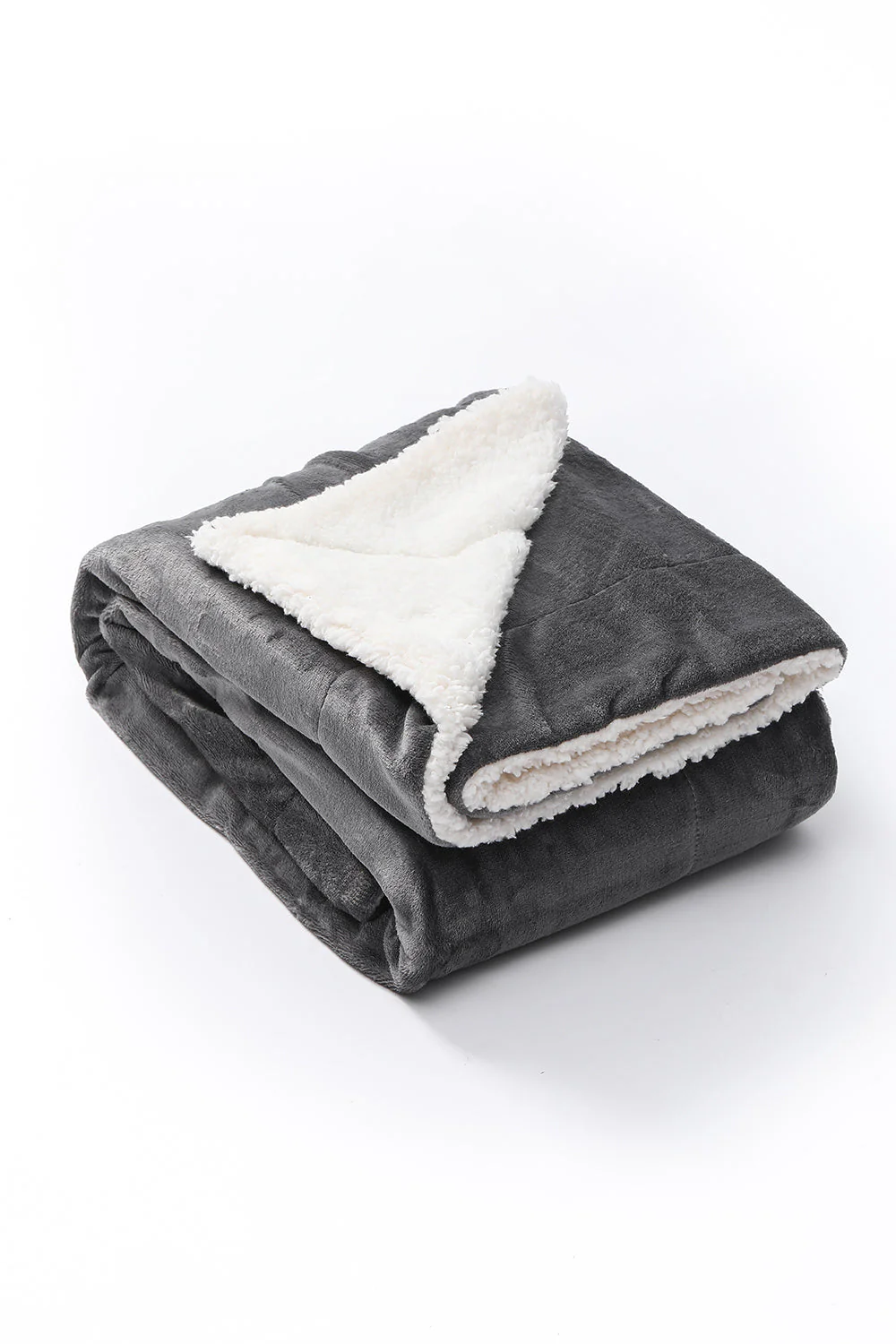 Dark Grey - Sherpa Blanket - Image 9
