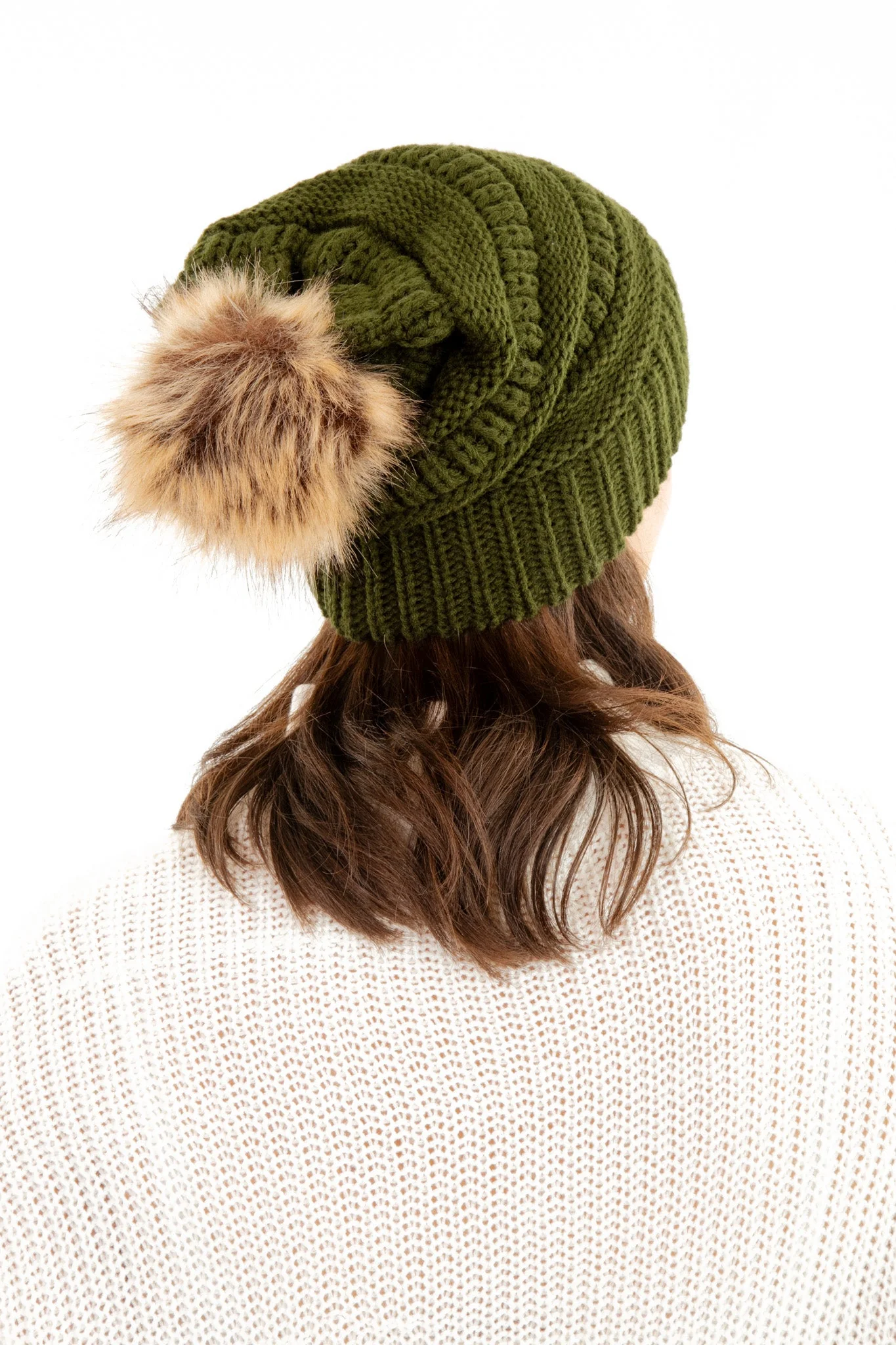 Green - Cozy Slouchy Beanie - Image 8
