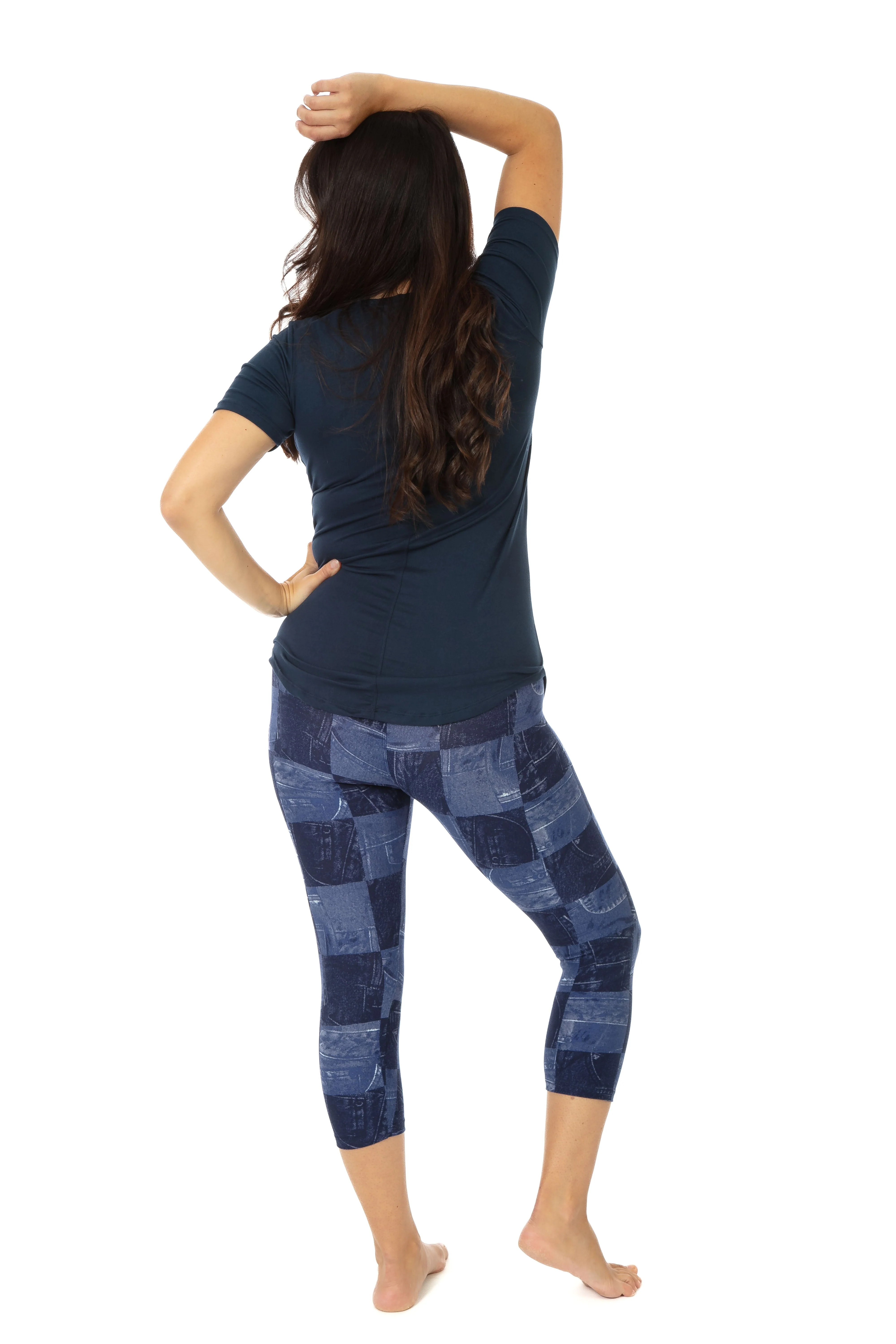 Denim Mosaic - Capris - Image 4