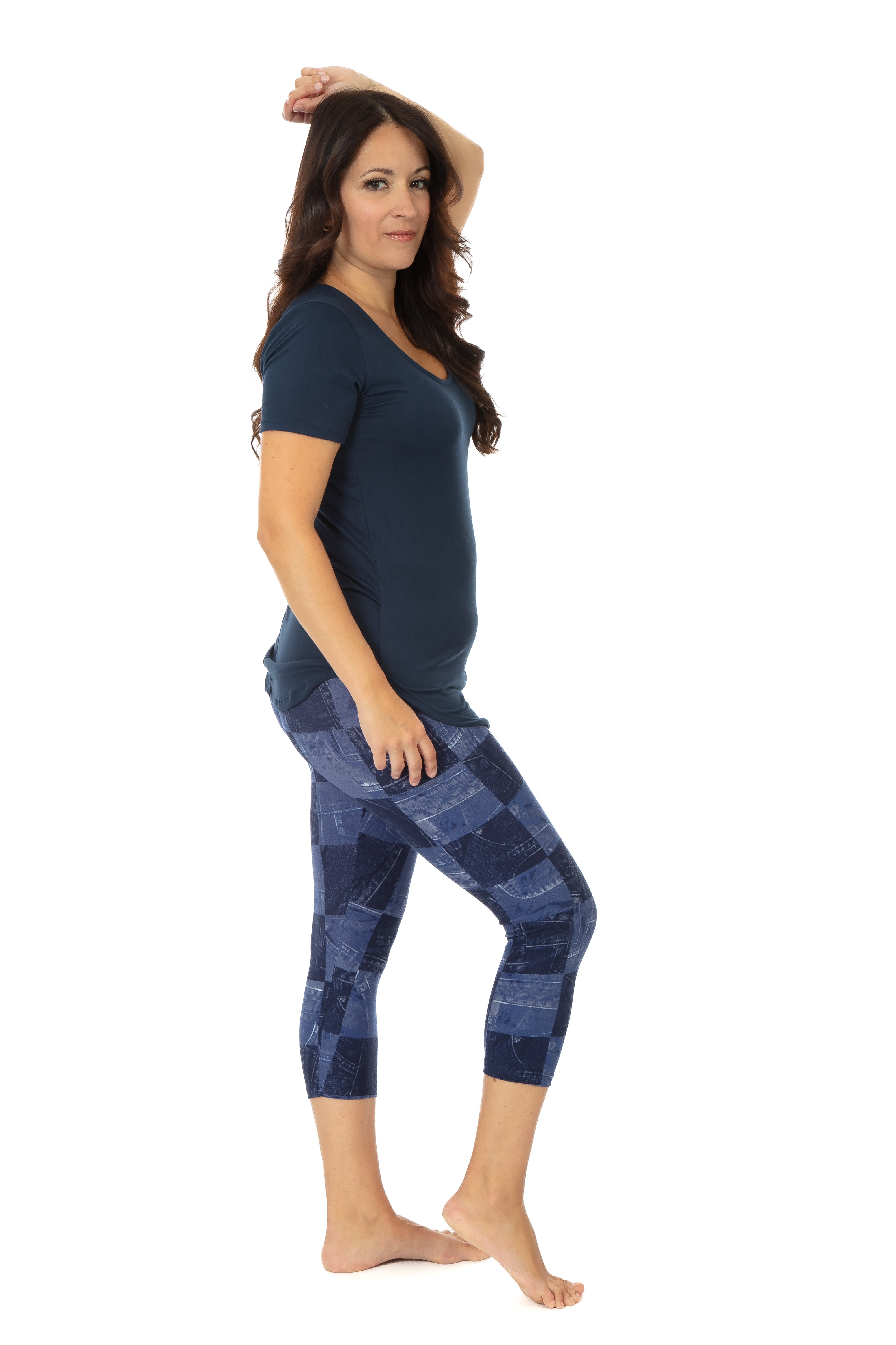 Denim Mosaic - Capris - Image 7