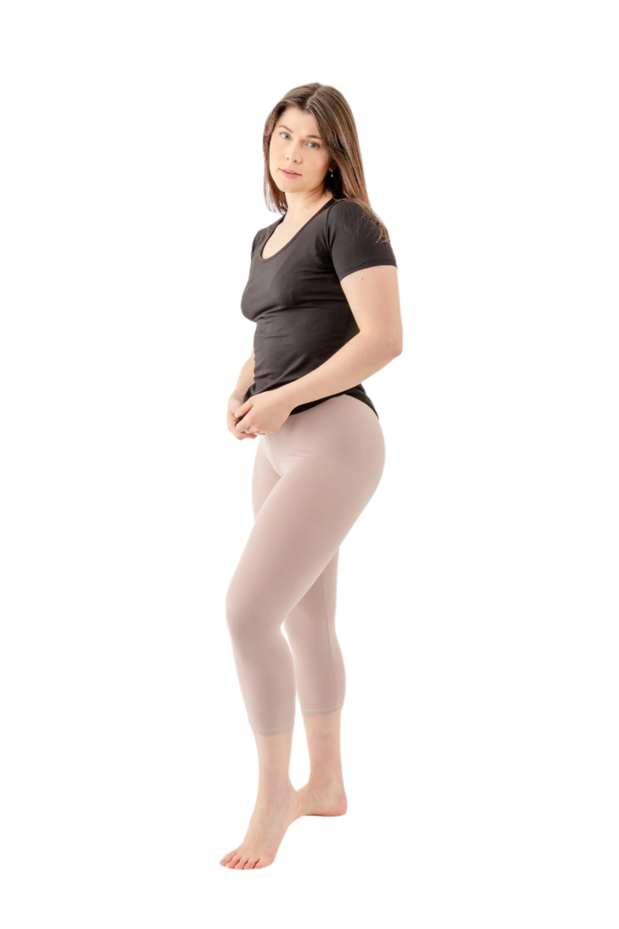 Dusty Pink - Capris - Image 4