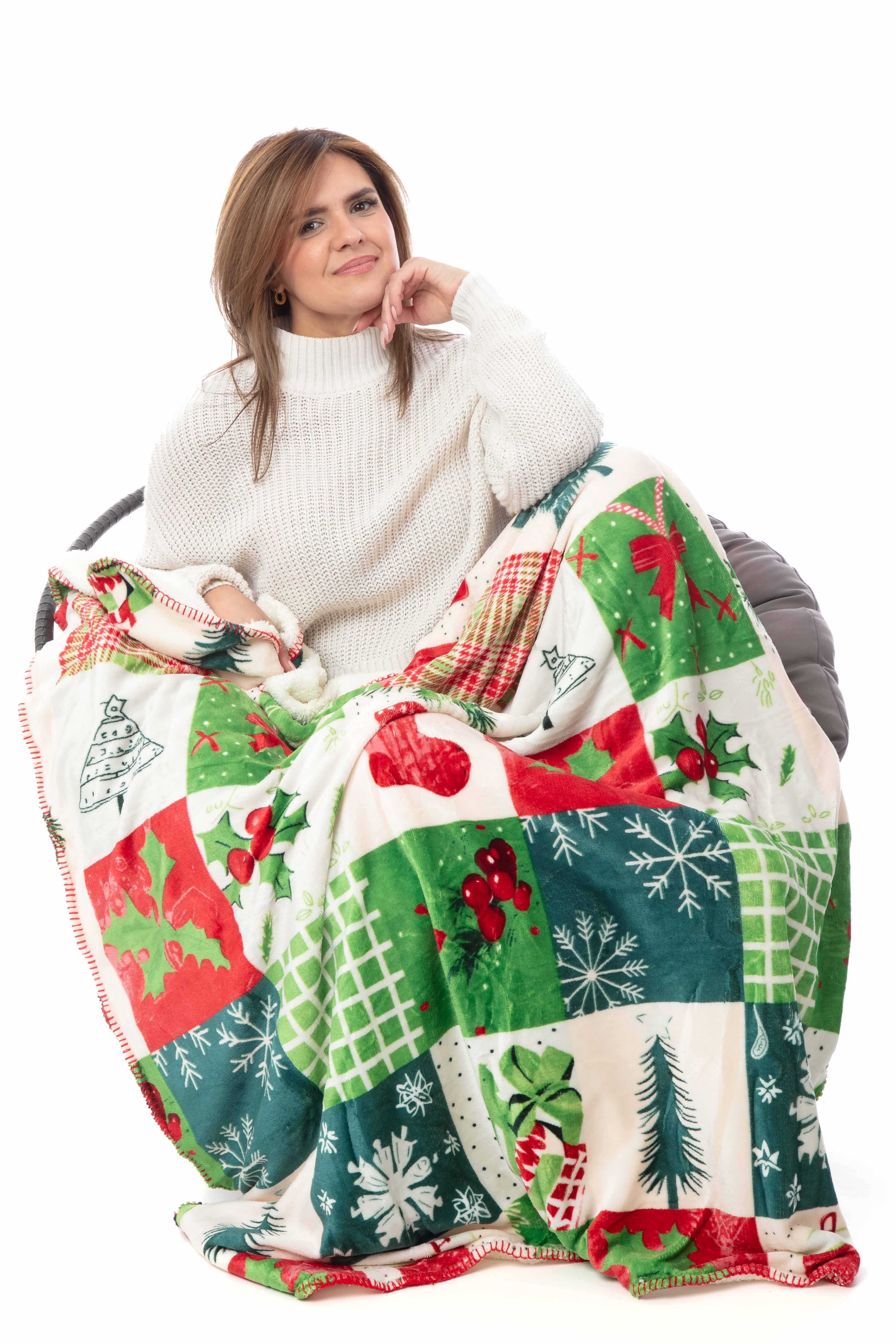 Enchanted Christmas - Sherpa Blanket - Image 4