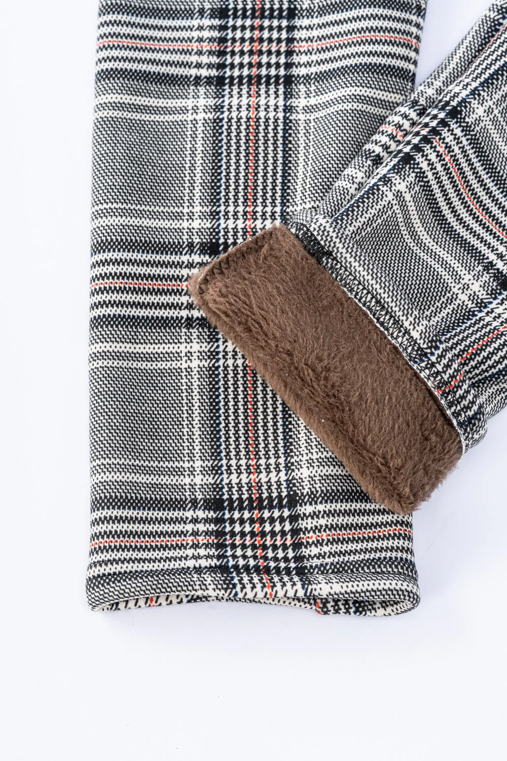 Glen Squares - Cozy Lined Leggings - Image 6