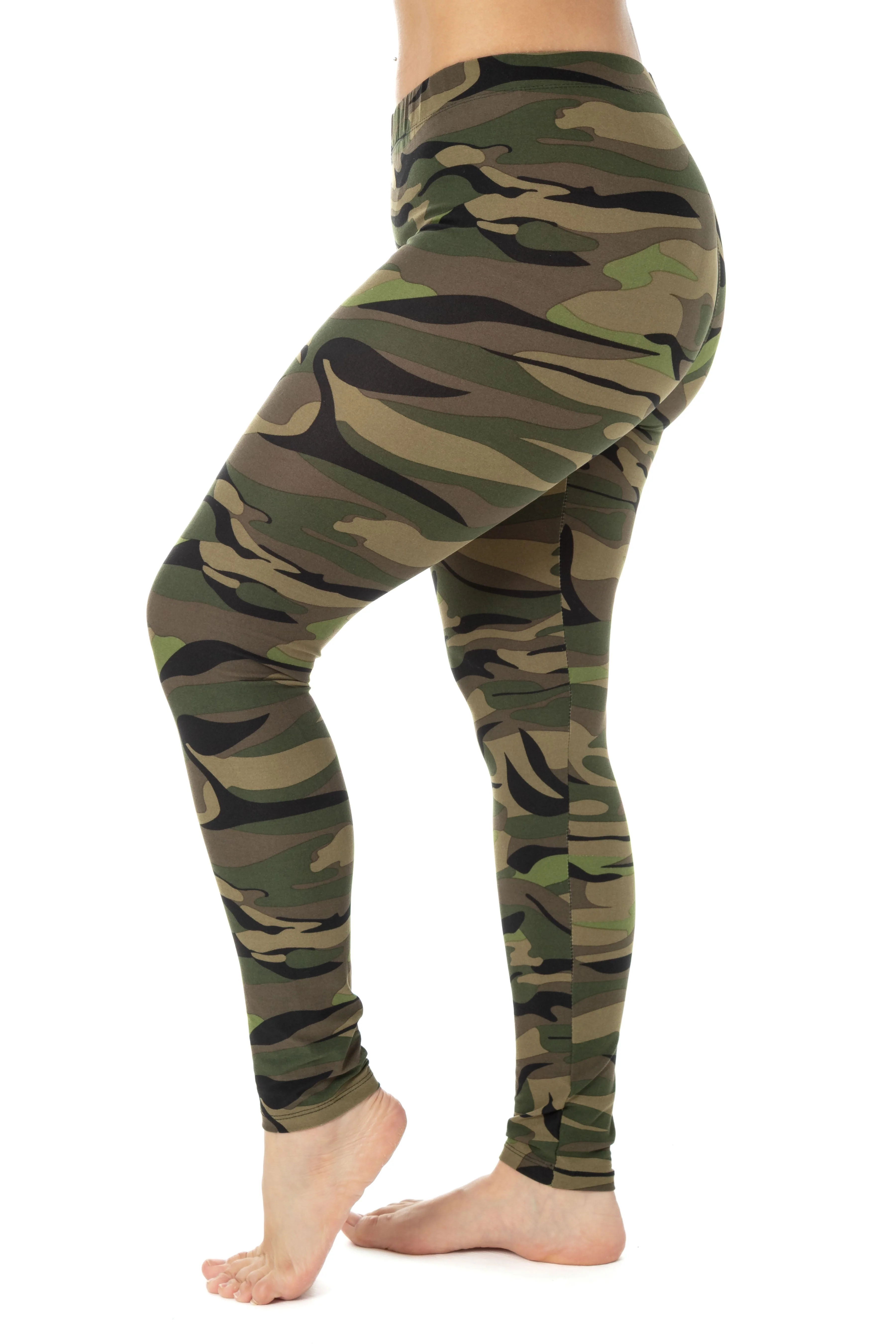 Green Camouflage - All Season Leggings