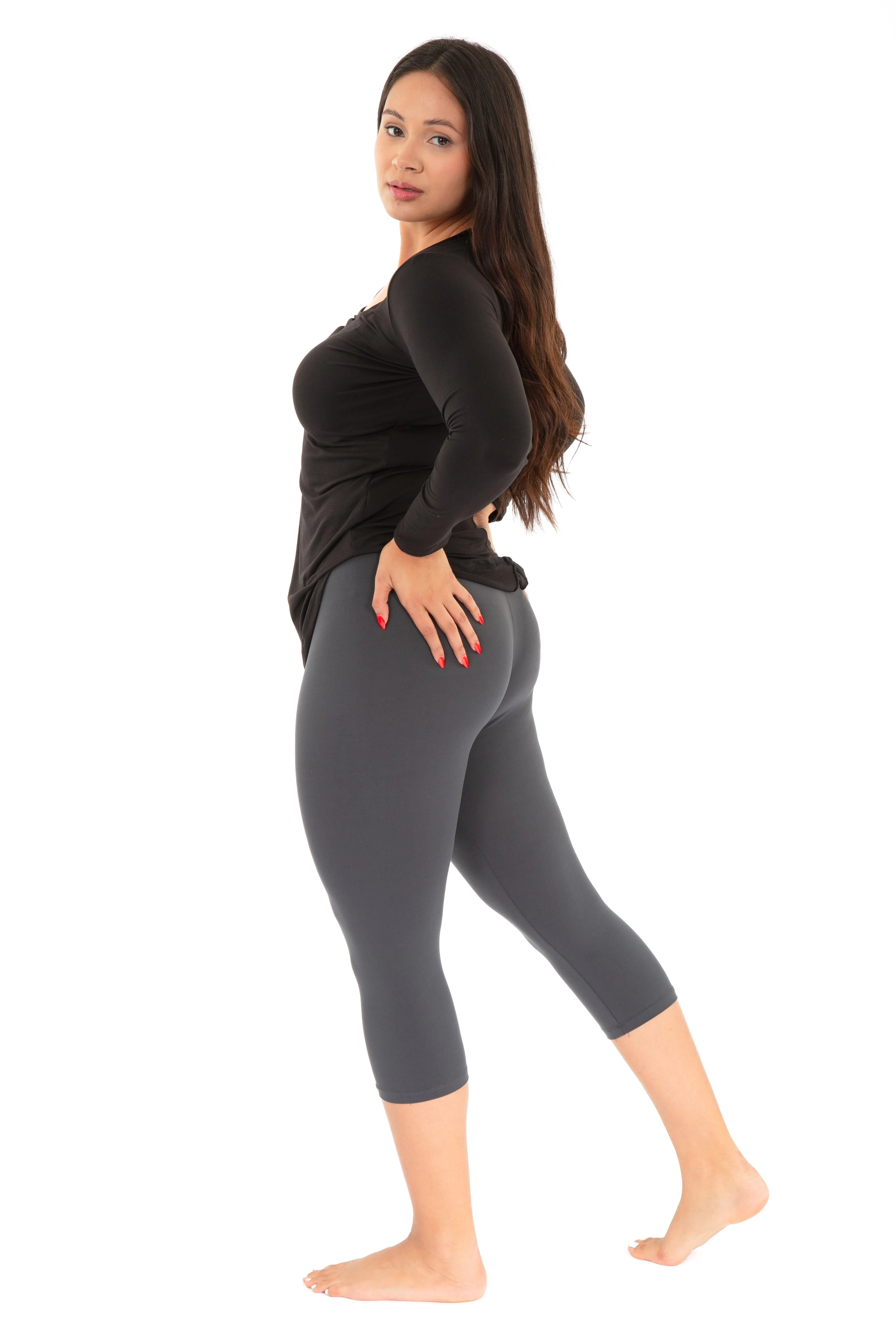 Grey - Capris - Image 8