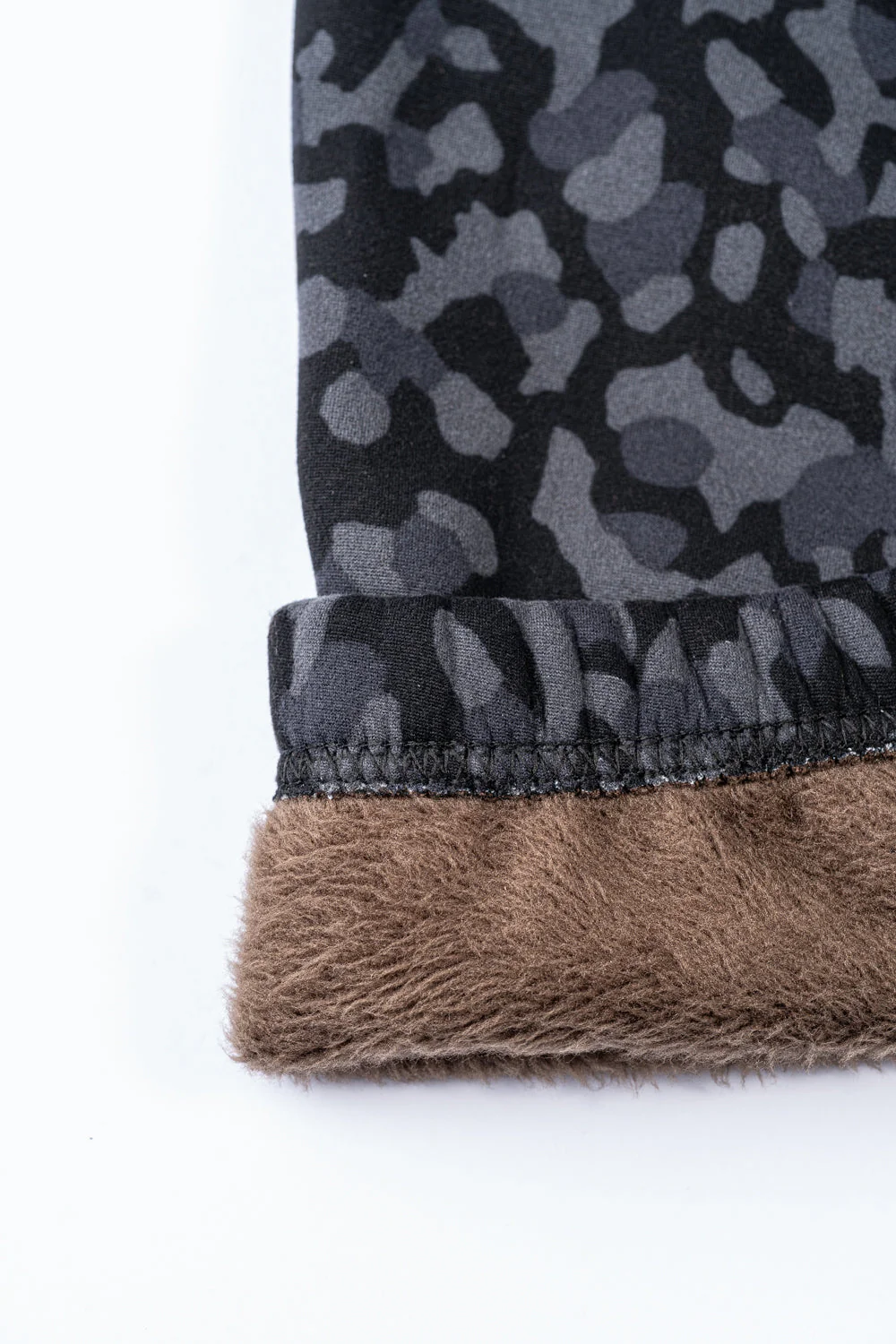 Grey Cheetah - Cozy Lined Leggings - Image 8