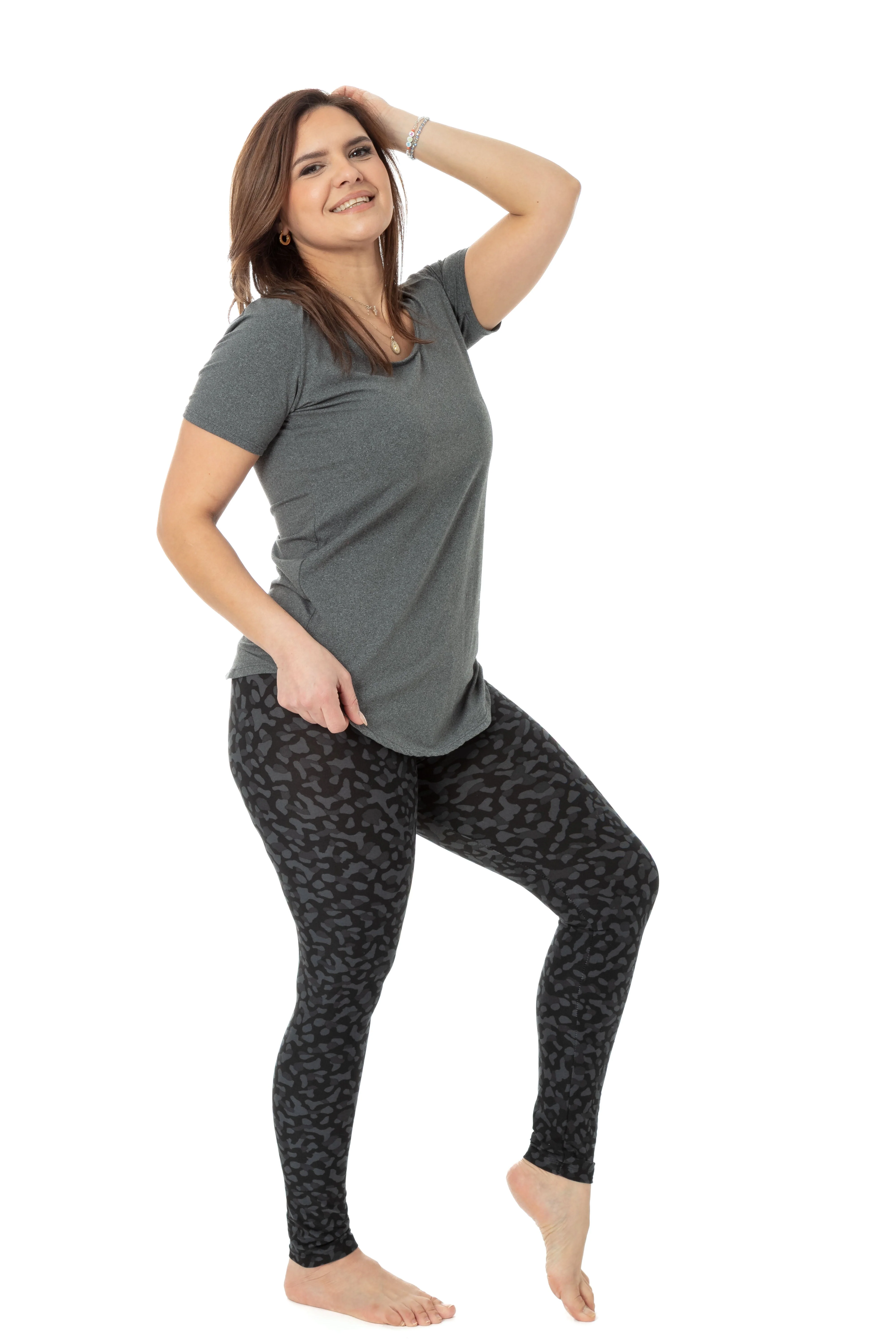 Grey Cheetah - All Season Leggings - Image 6