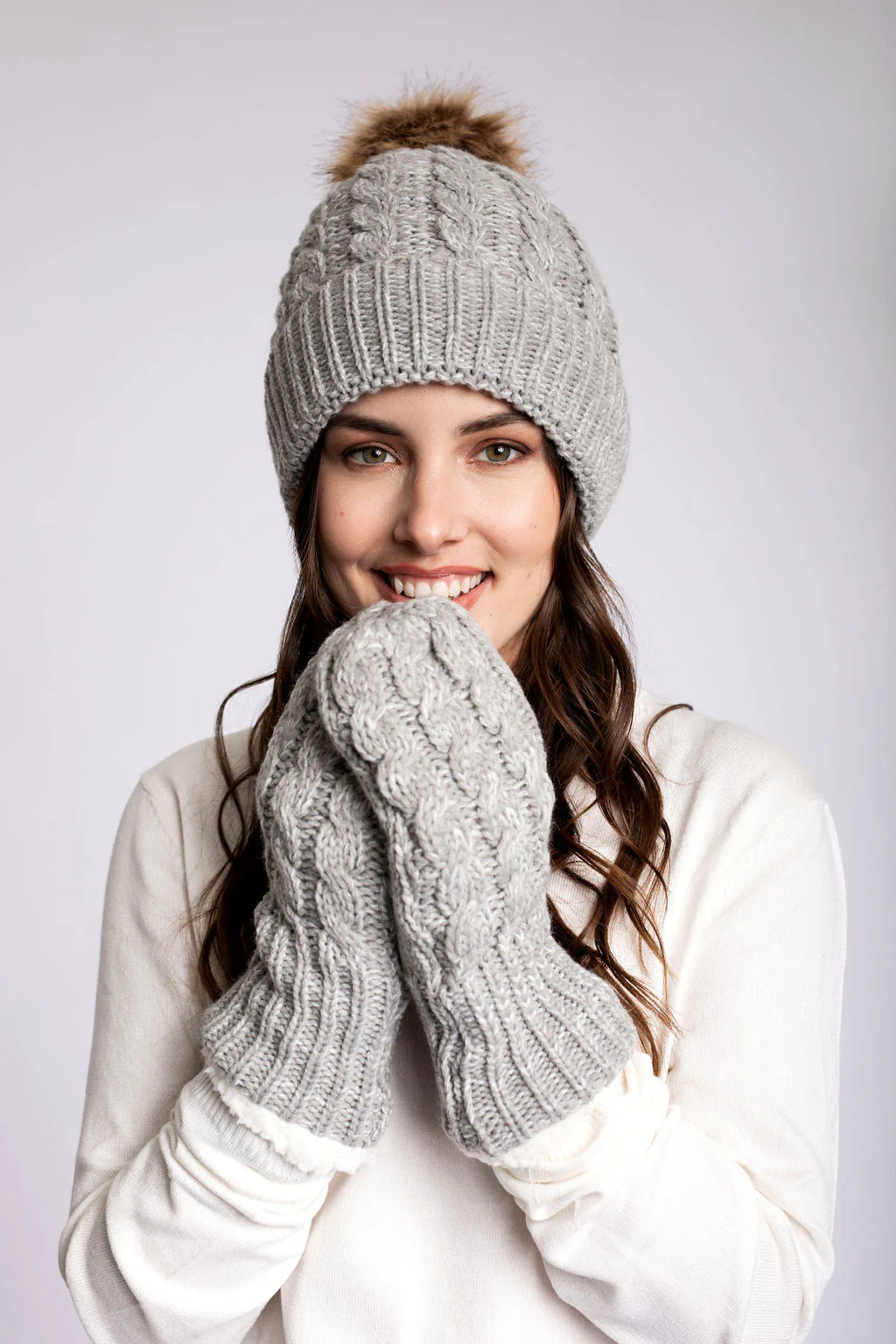 Grey - Cozy Lined Hat - Image 6