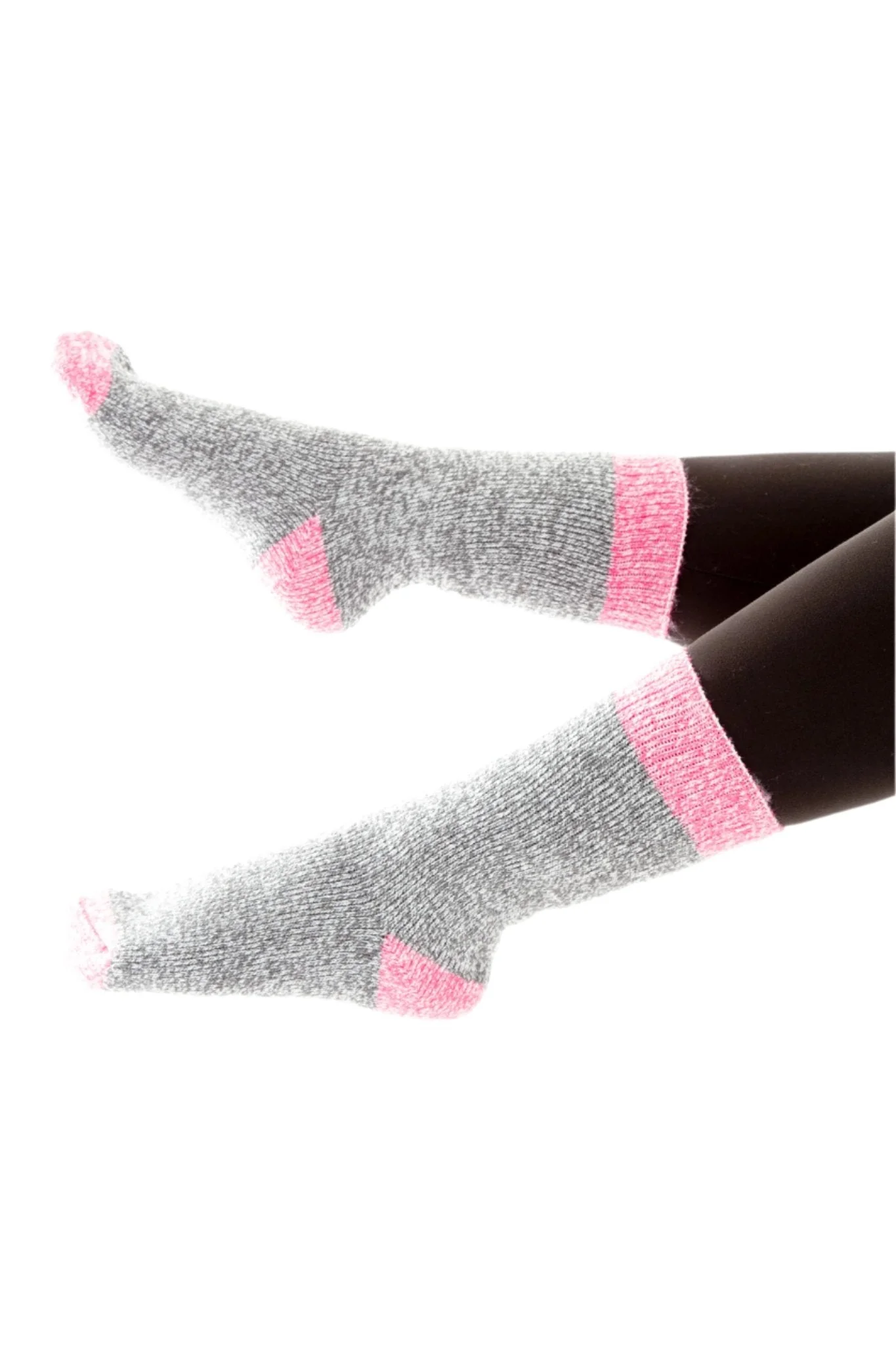 Grey & Pink Marbled - Thermal Socks - Image 8