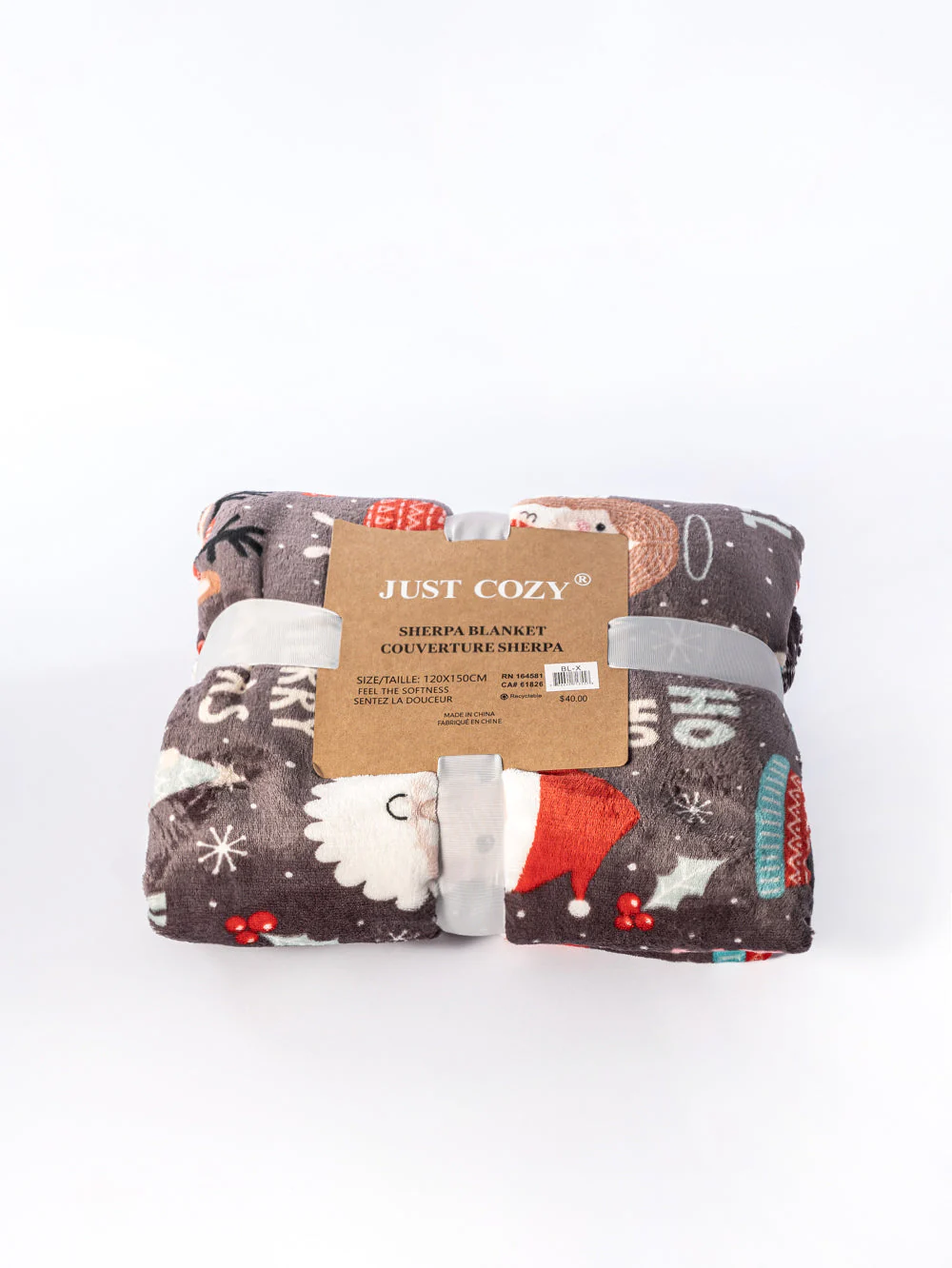 Holly Jolly Xmas - Sherpa Blanket - Image 6
