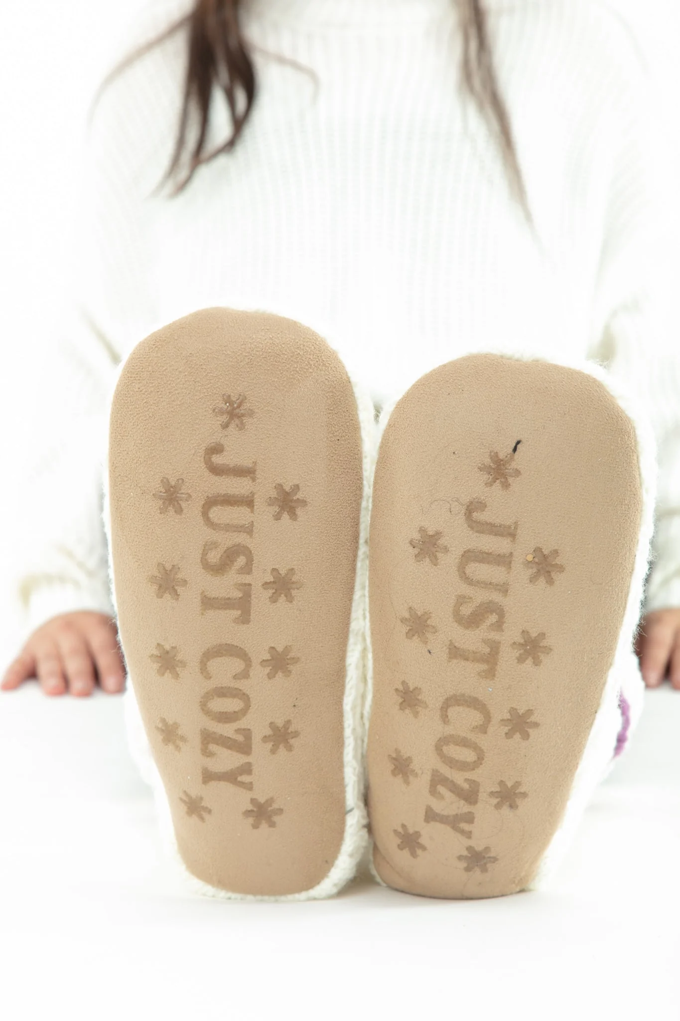 White & Purple - Cozy Slipper Socks - Image 5