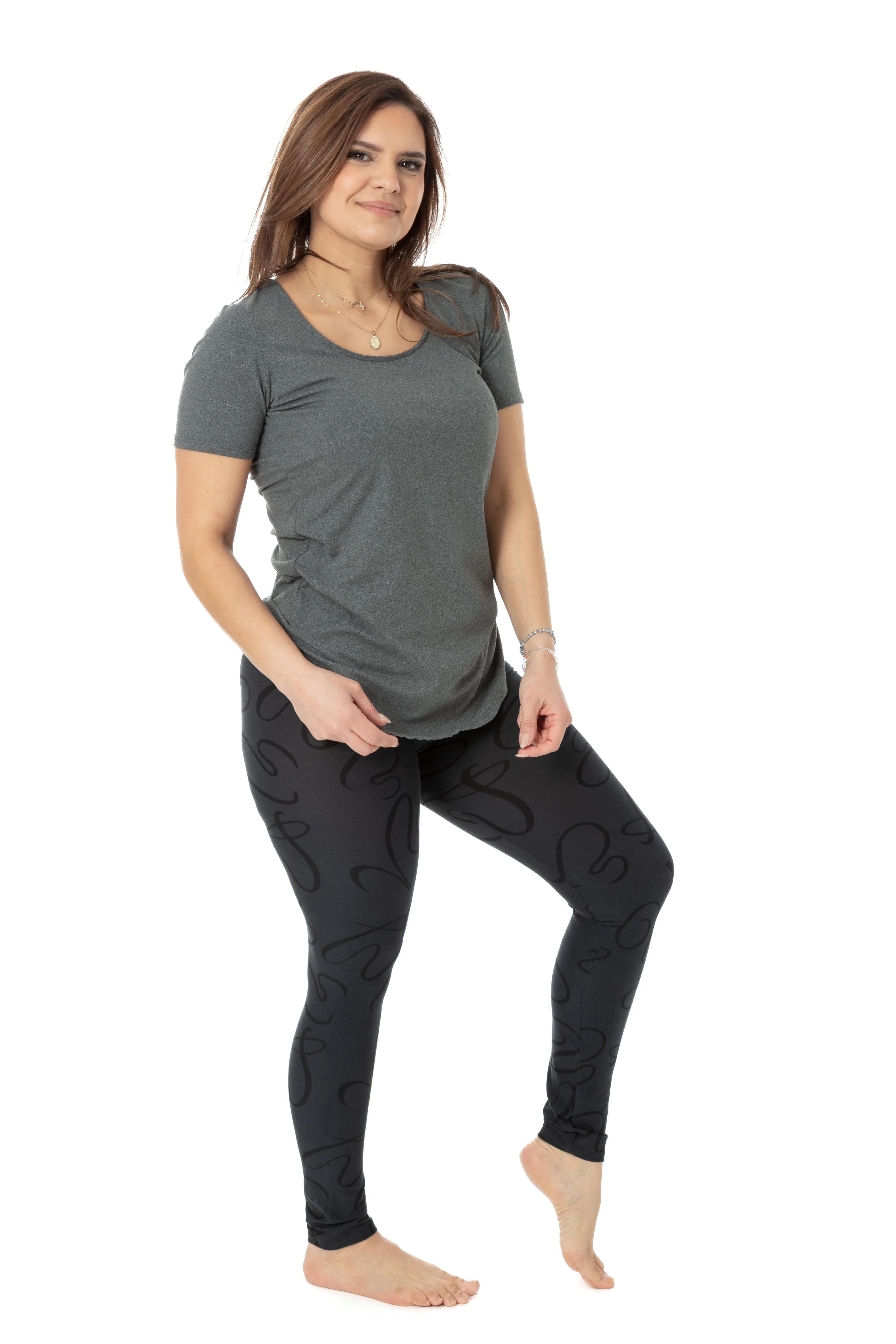 Lovely Charcoal - All Season Leggings - Image 4