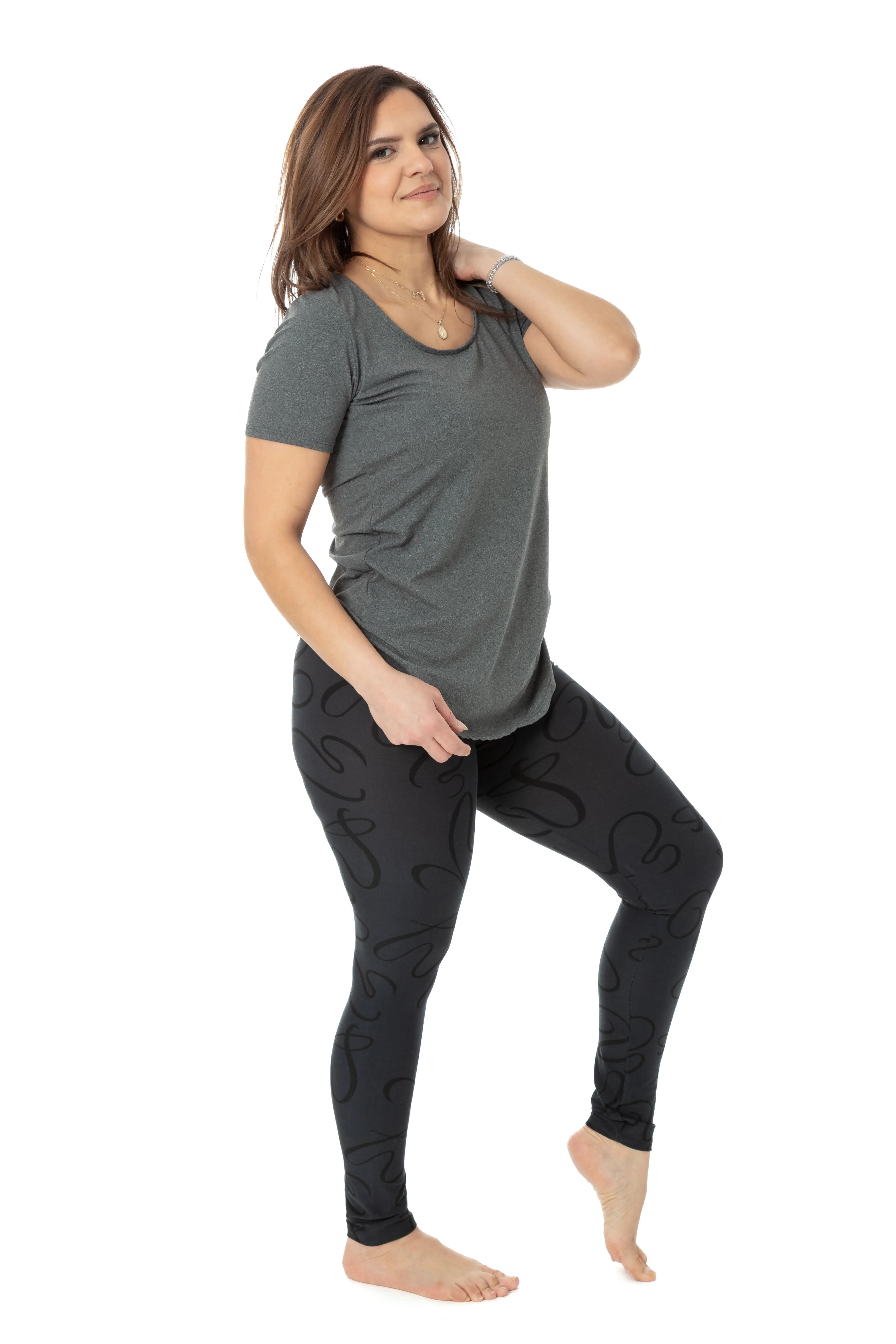 Lovely Charcoal - All Season Leggings - Image 5
