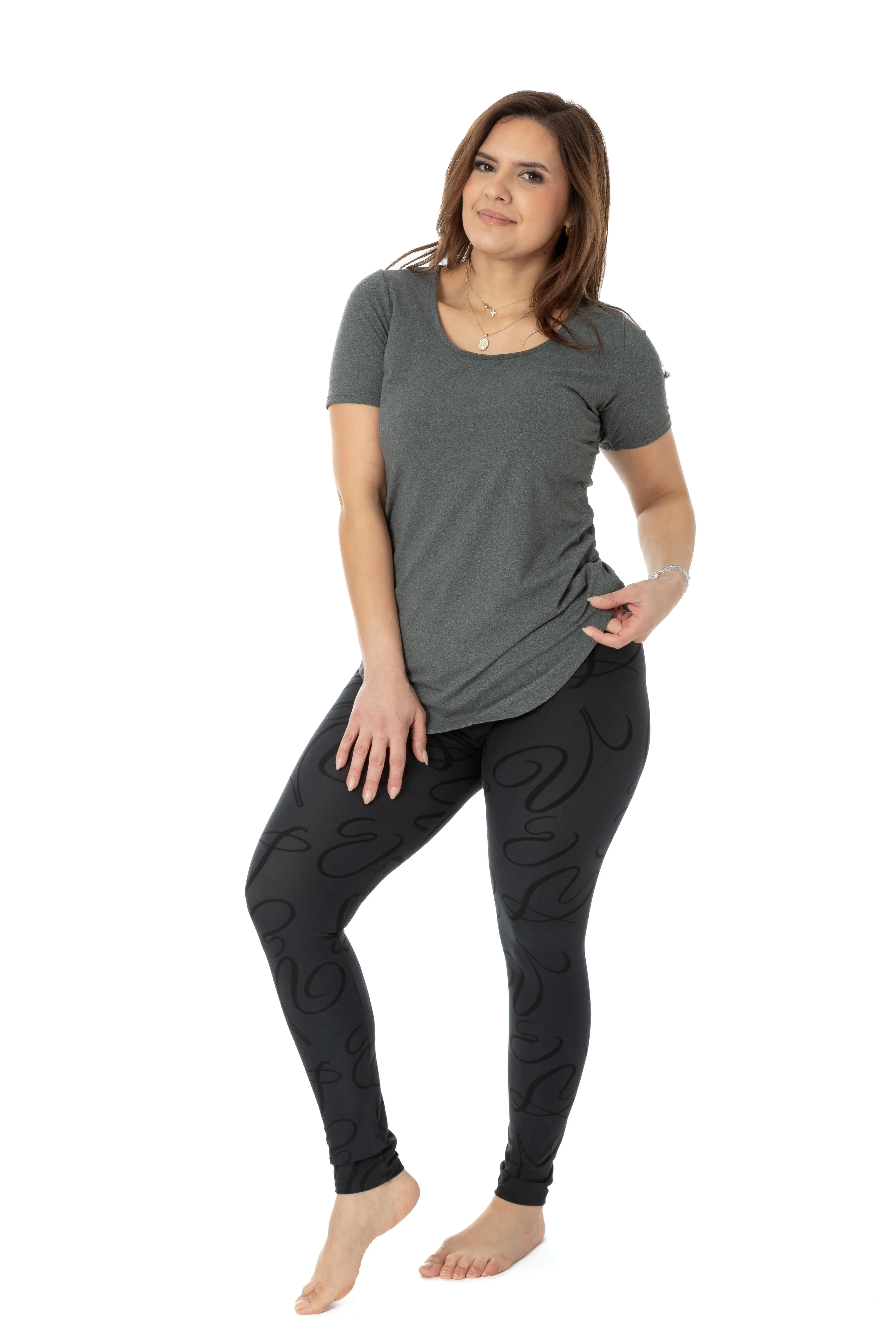 Lovely Charcoal - All Season Leggings - Image 6