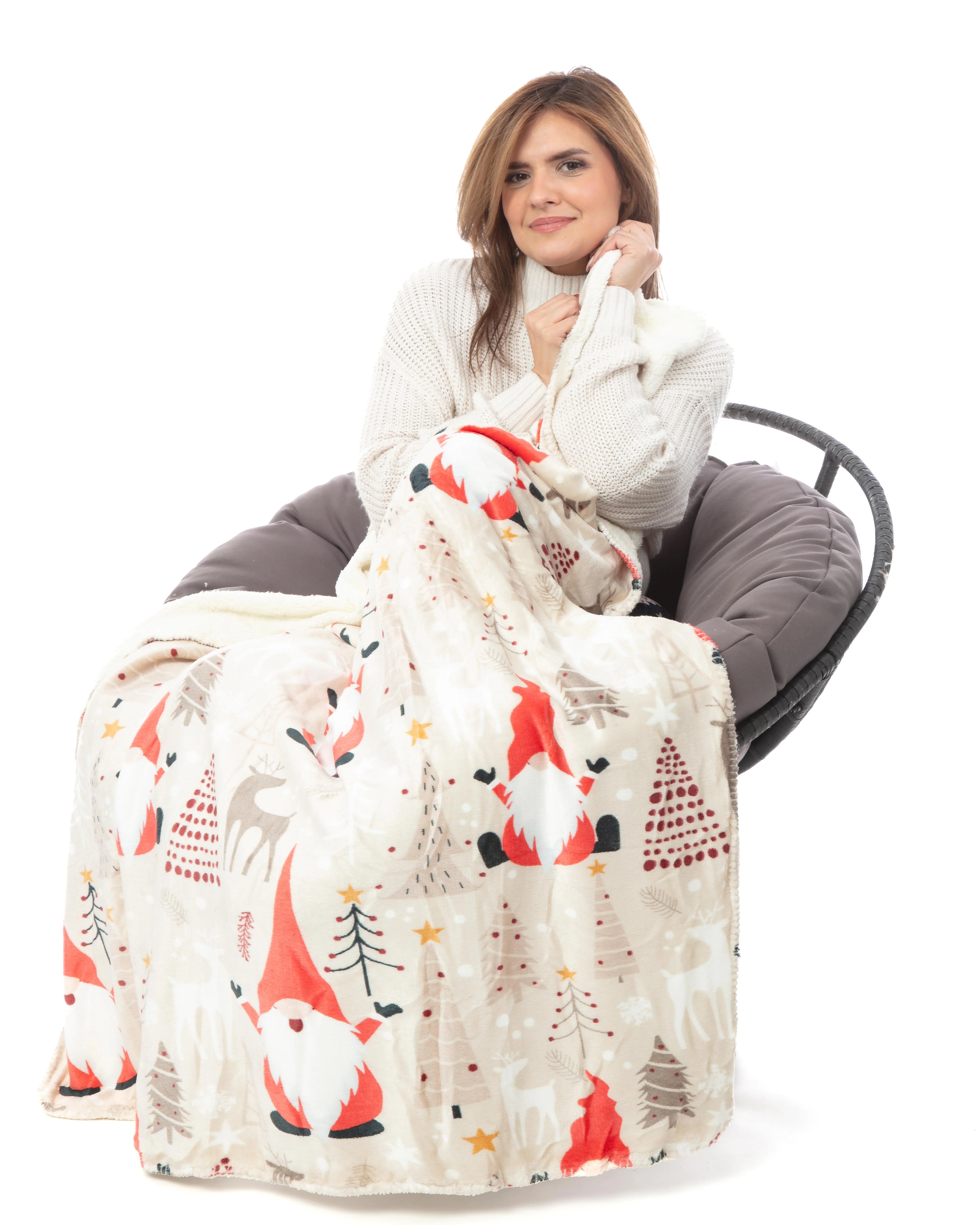 Lovely Christmas - Sherpa Blanket - Image 3