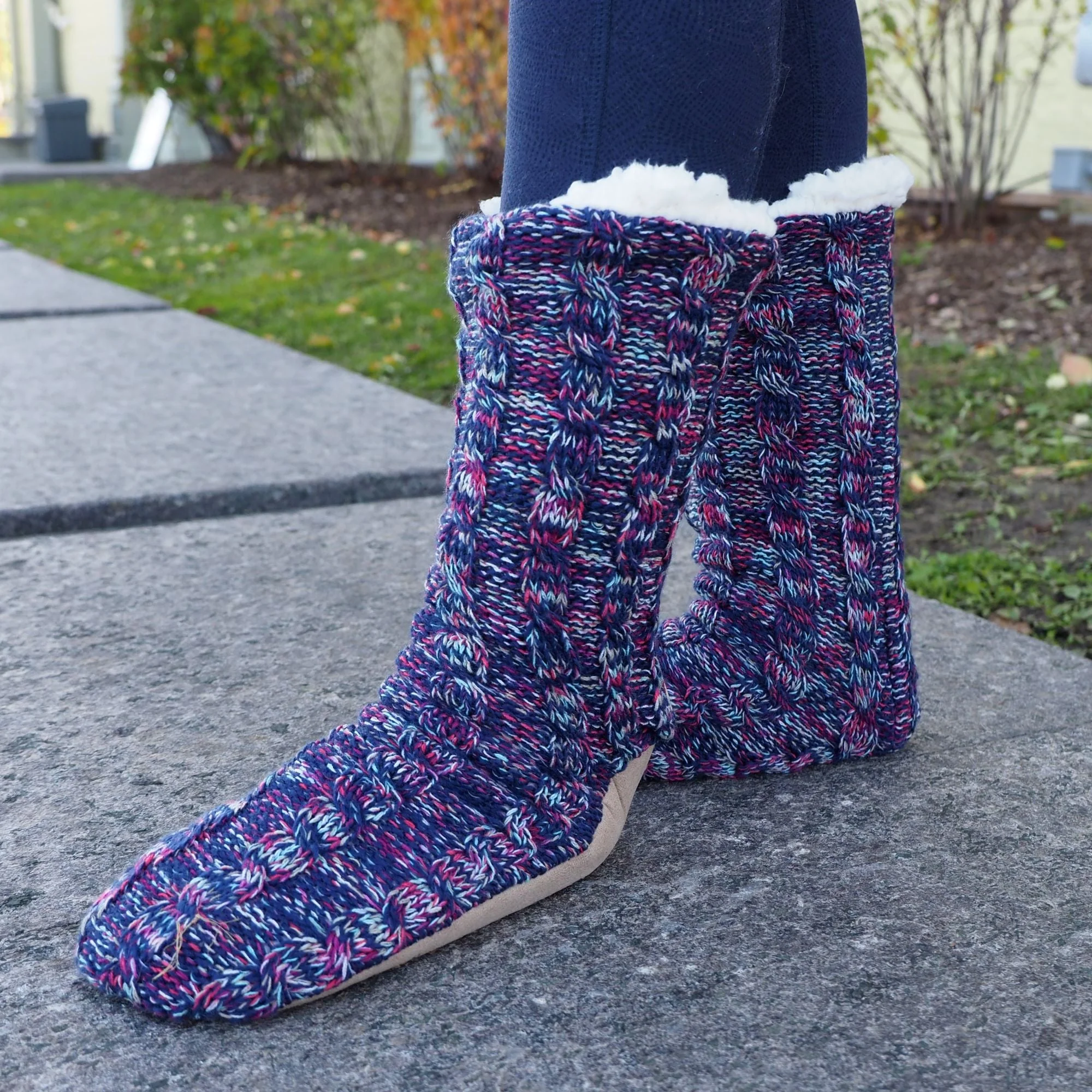 Multicolored - Cozy Slipper Socks - Image 5