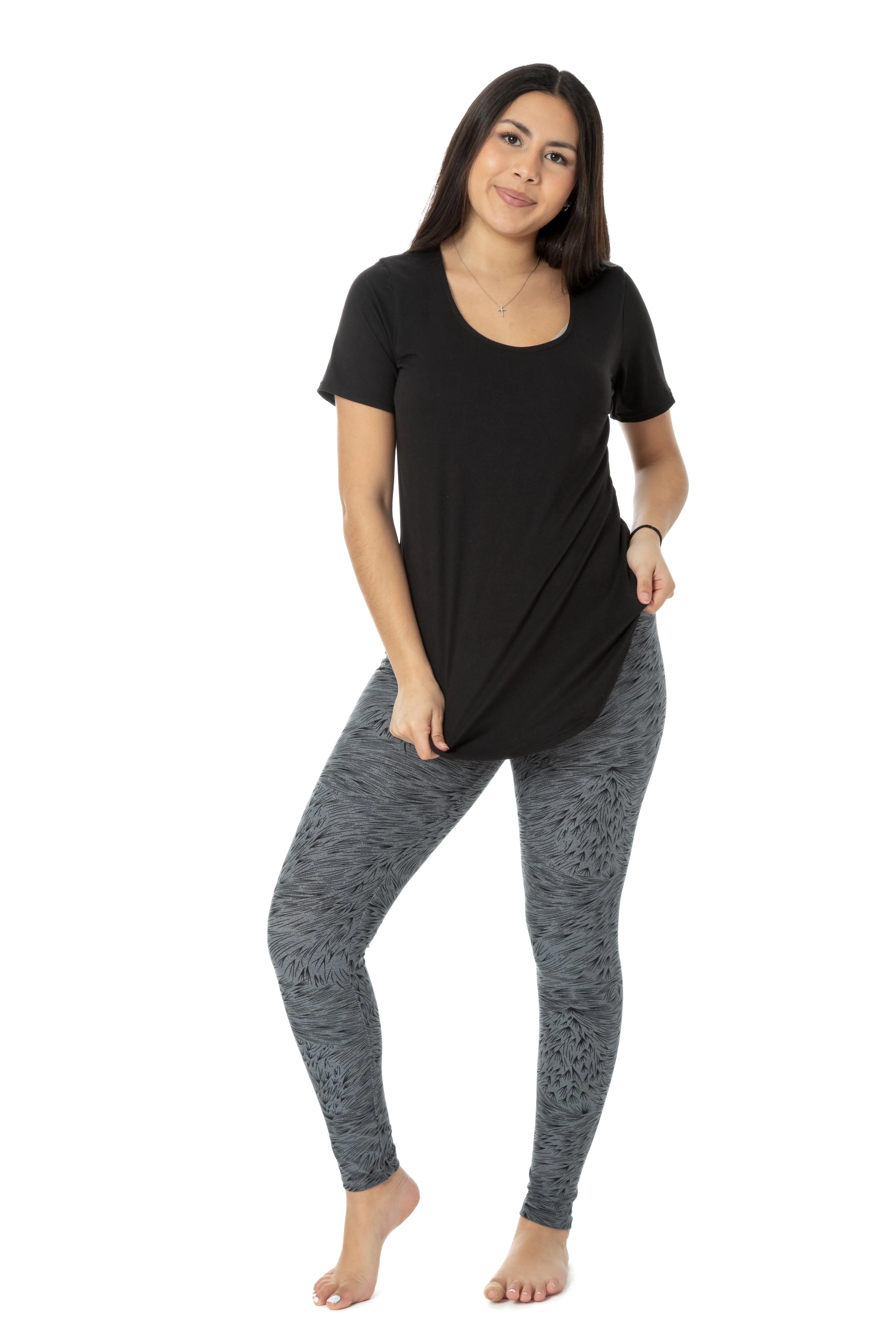 Printed Lines - All Season Leggings - Image 2