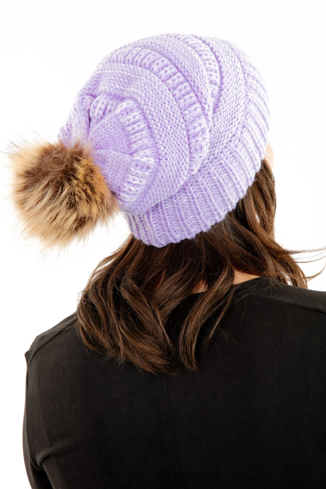 Purple - Cozy Slouchy Beanie - Image 3