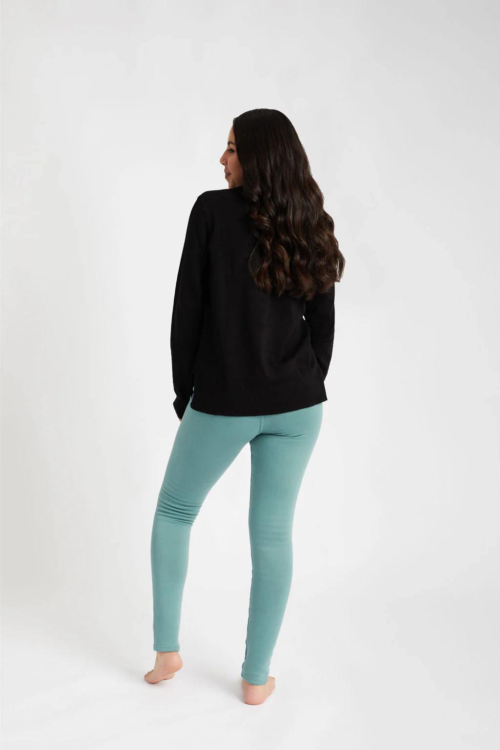Turkish Tile - Cozy Lined Leggings - Image 4