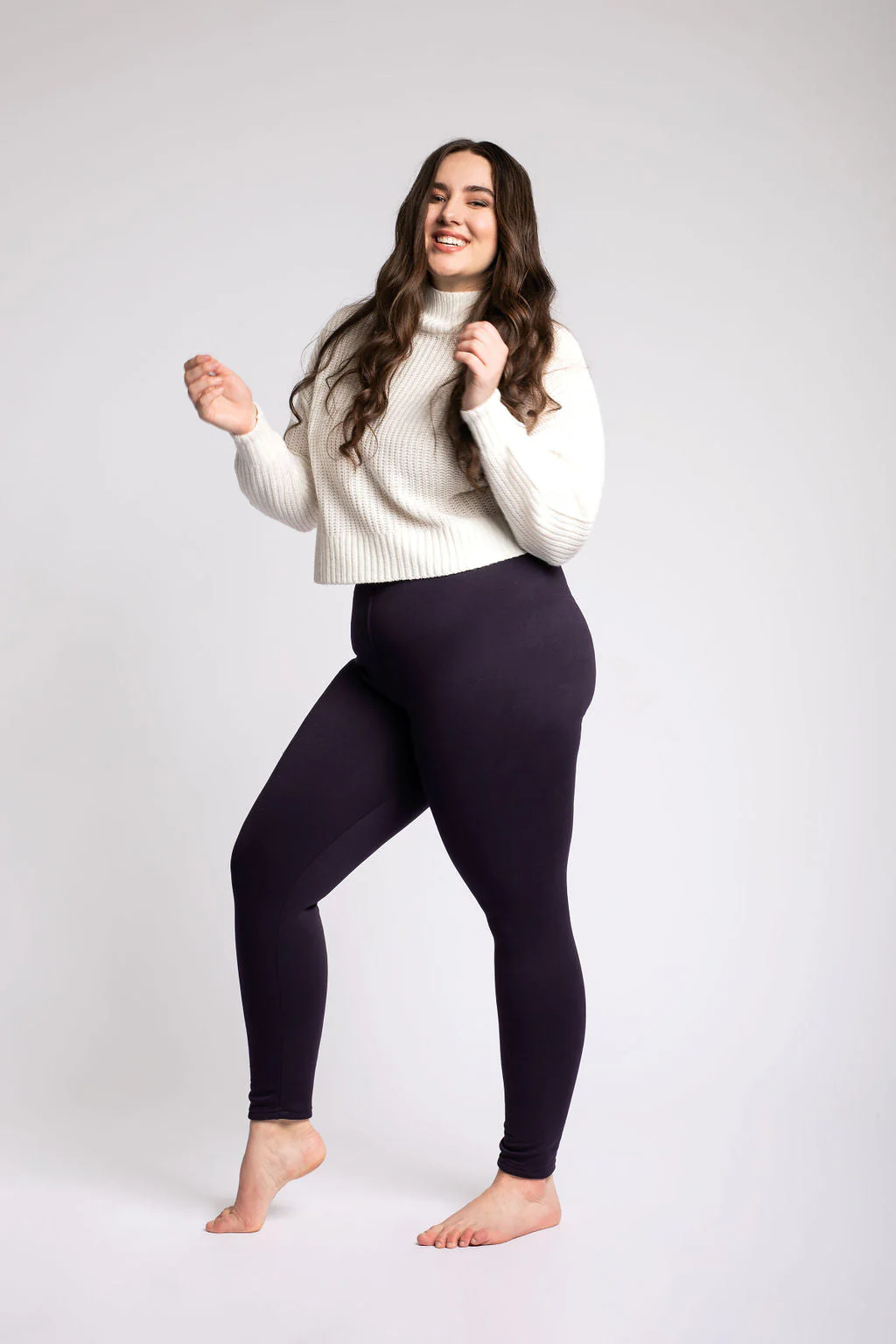 Violet - Cozy Lined Leggings - Image 5