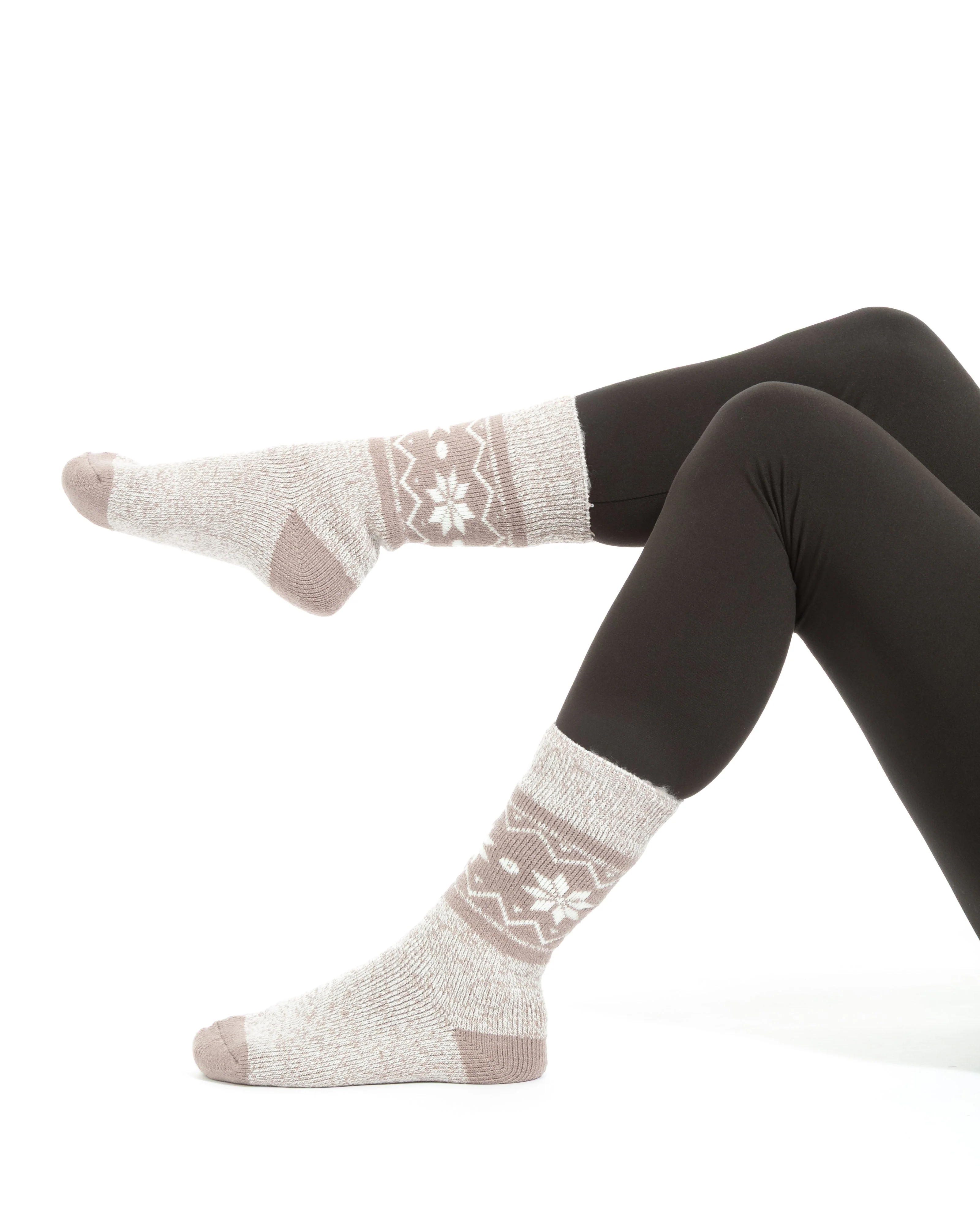 Walnut & Beige - Thermal Socks - Image 6