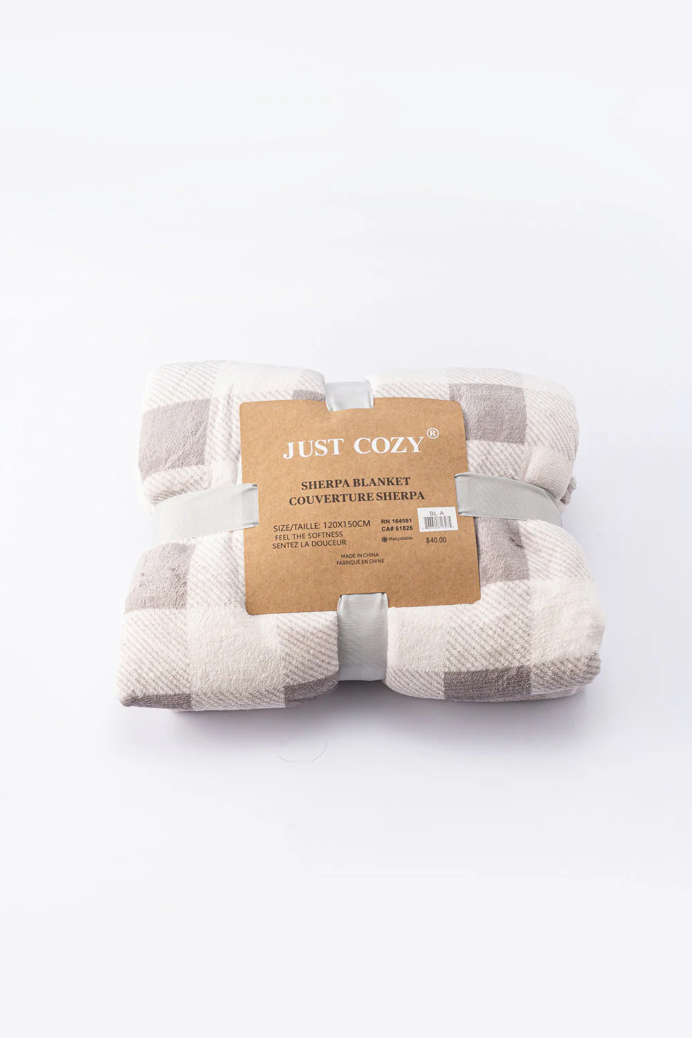 Walnut Plaid - Sherpa Blanket - Image 5