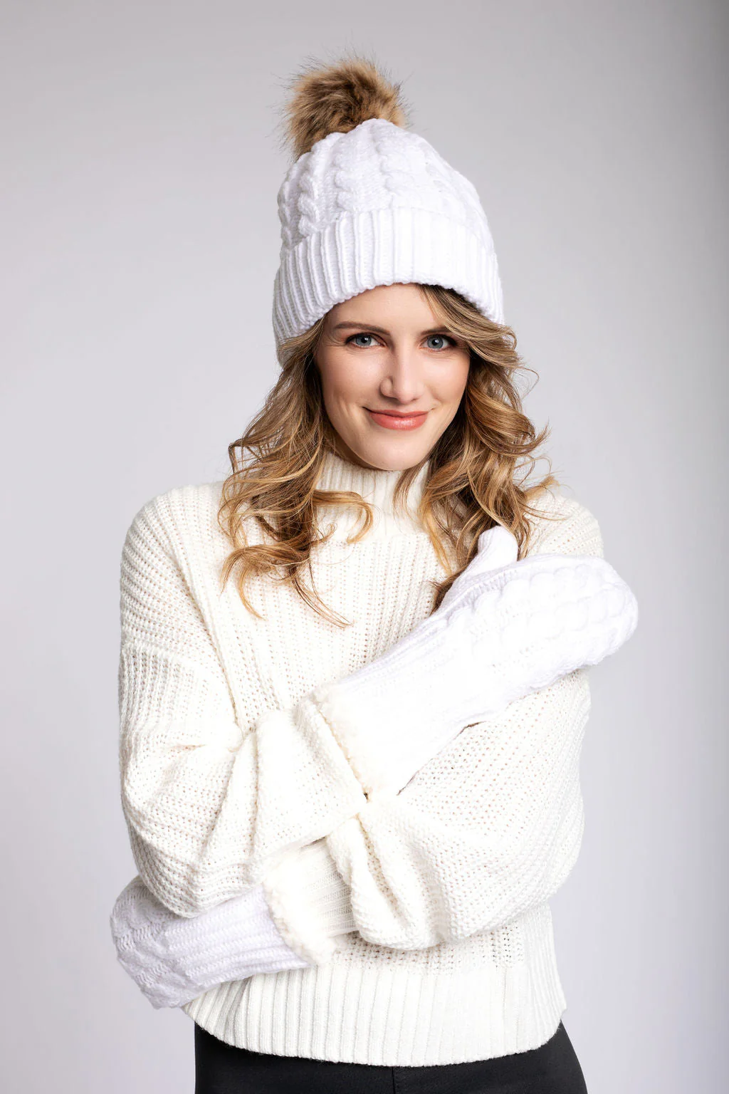 White - Cozy Lined Hat - Image 3